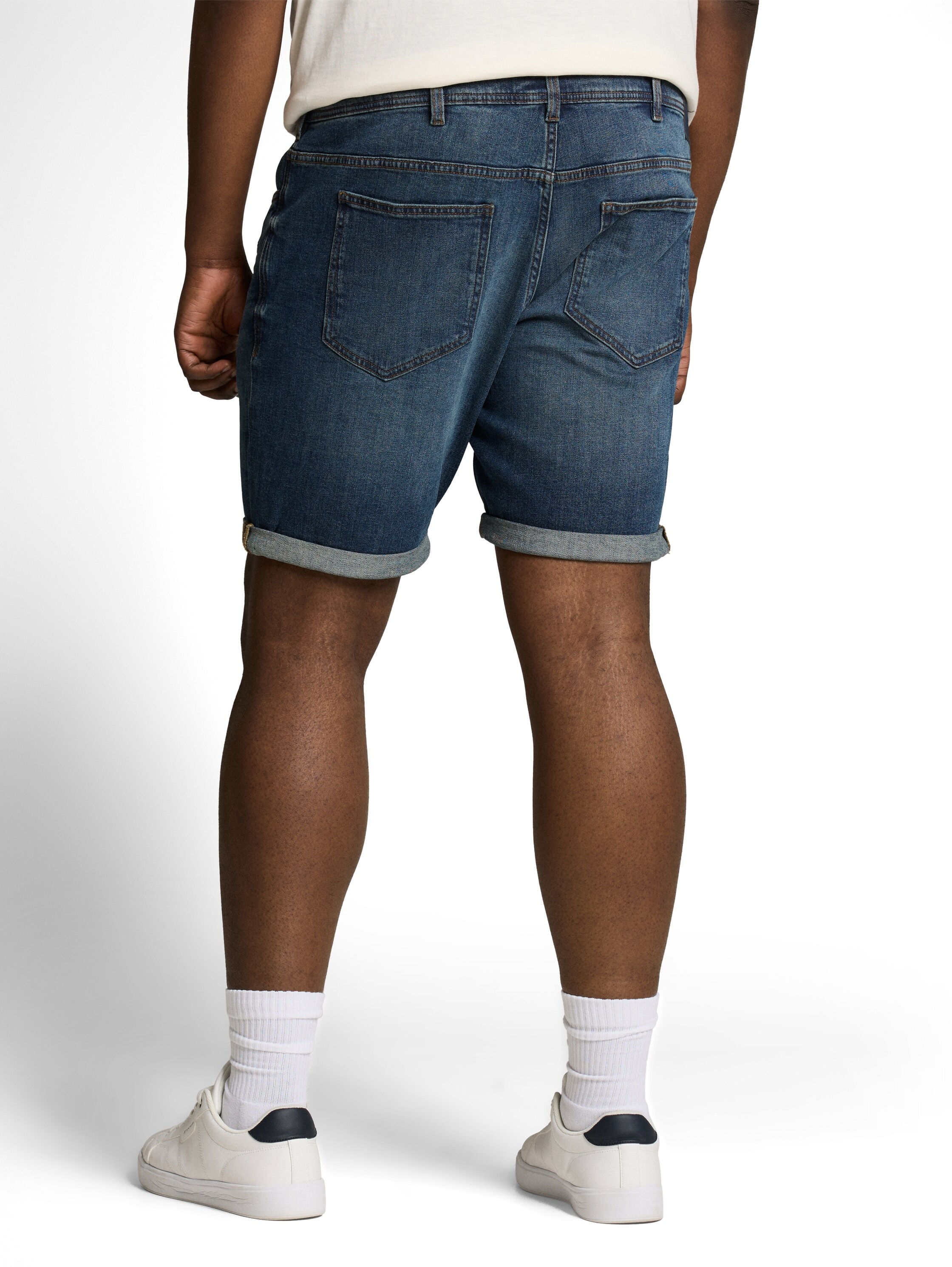 TOM TAILOR PLUS Jeansshorts im 5-Pocket-Sytel - Grosse Grössen