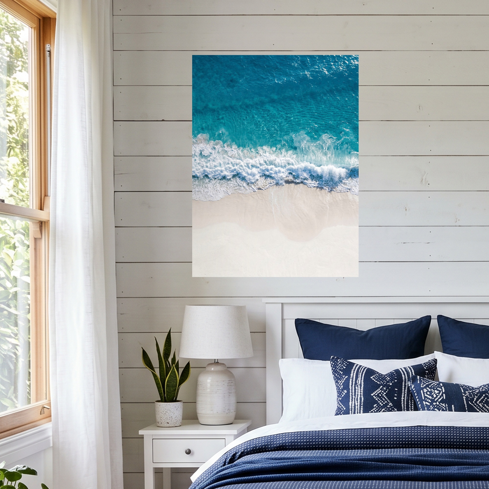 GOODproduct Wandbild »Strand von oben I« Meer Bilder 1 Stk. tlg. als Poster oder Leinwandbild in verschied. Grössen