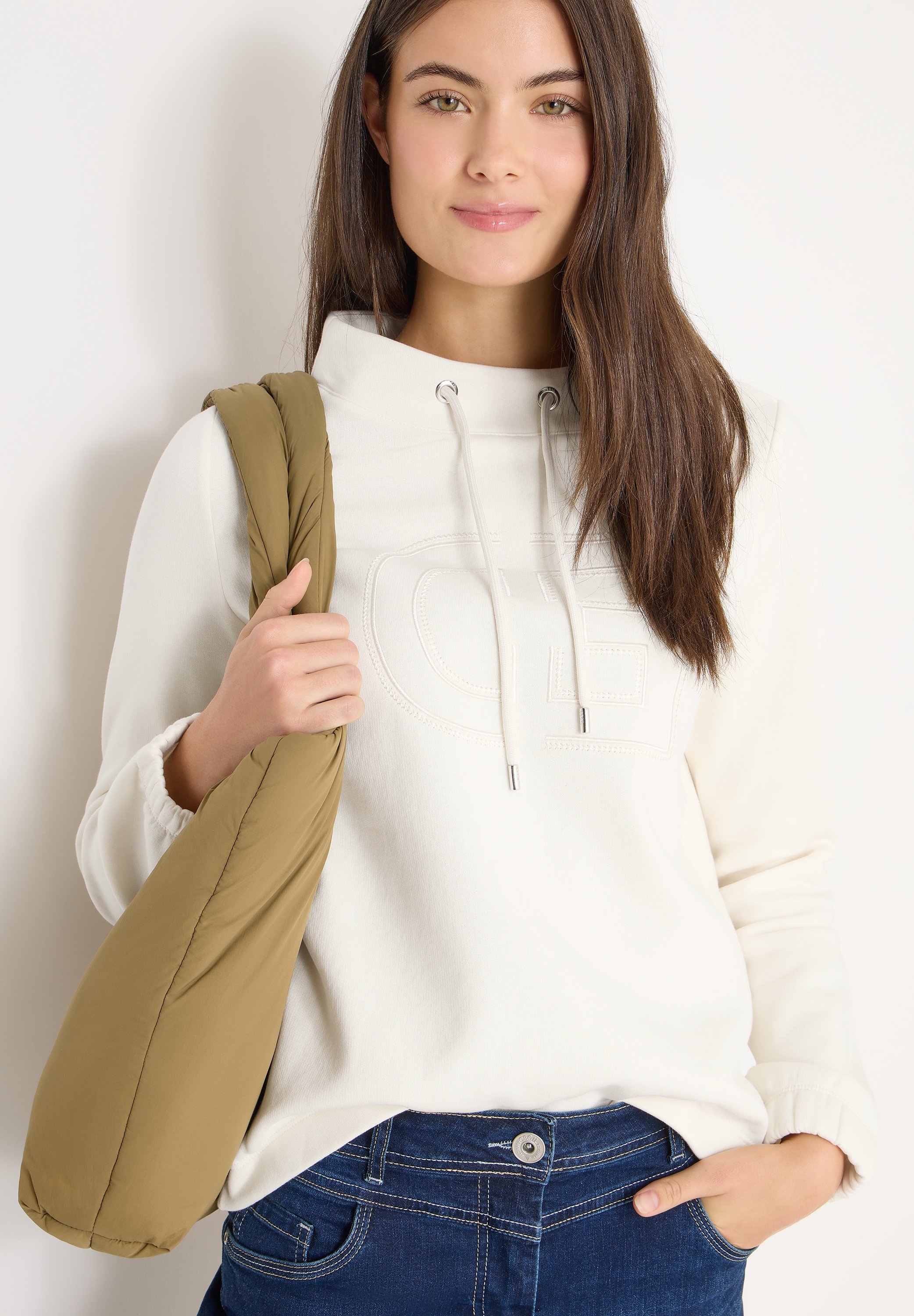 Image of Cecil Sweatshirt, Tonales Embroidery Artwork