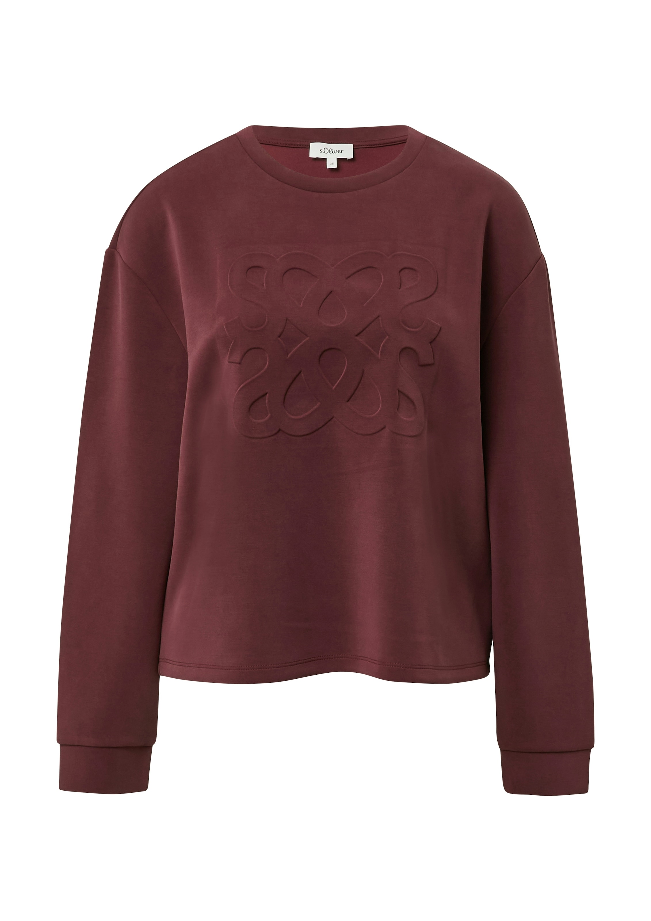 s.Oliver Sweat-shirt , avec embossage
