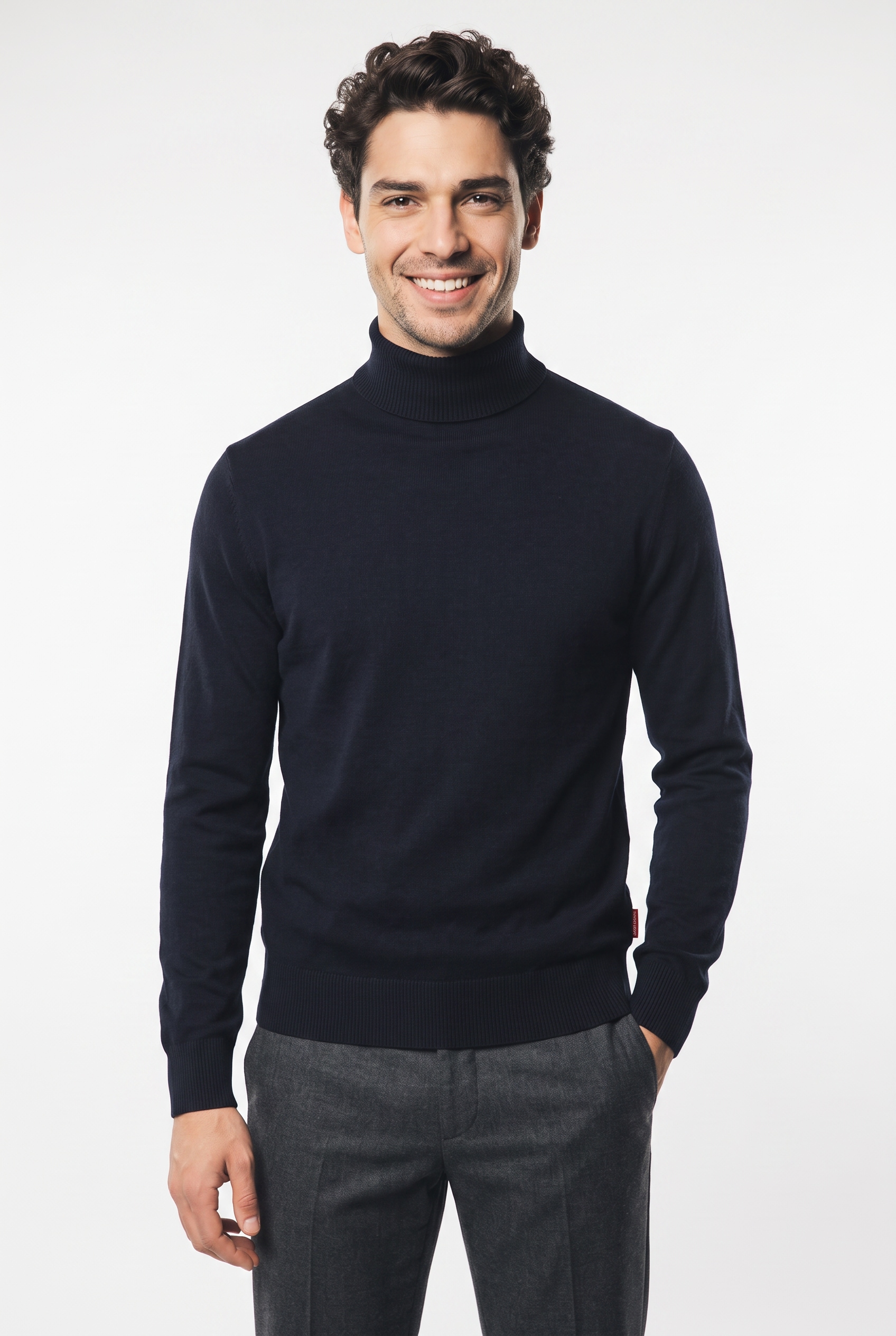 Image of Joop Jeans Rollkragenpullover "Lemrigo" aus Wollmischung, normale Passform