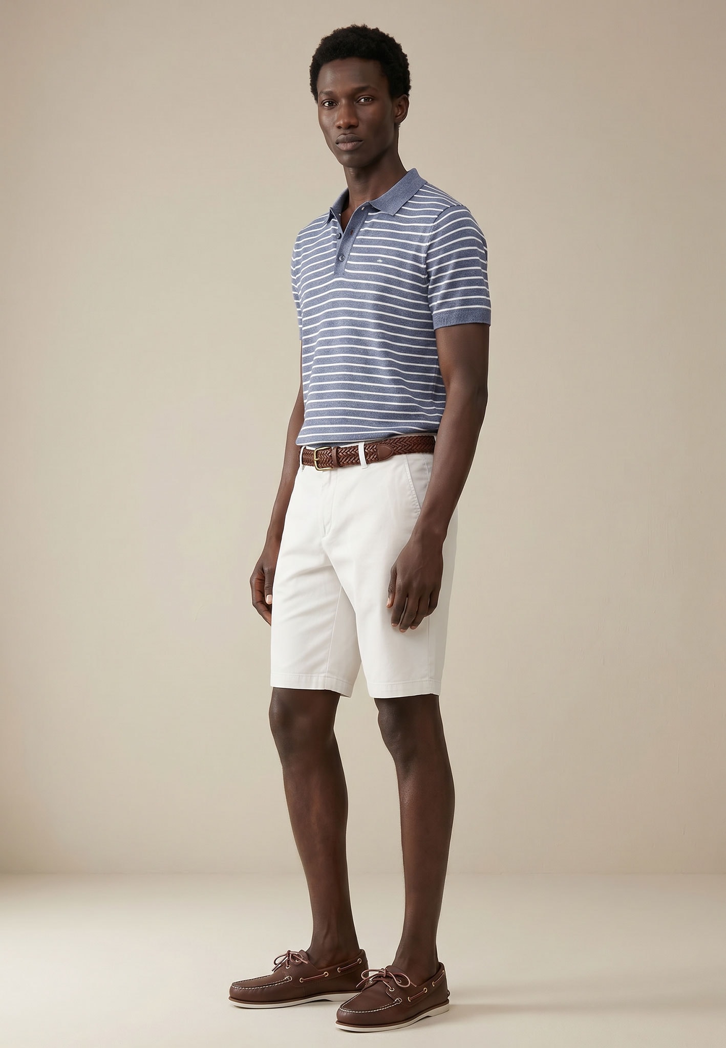 FYNCH-HATTON Polo mit Logo Stickerei