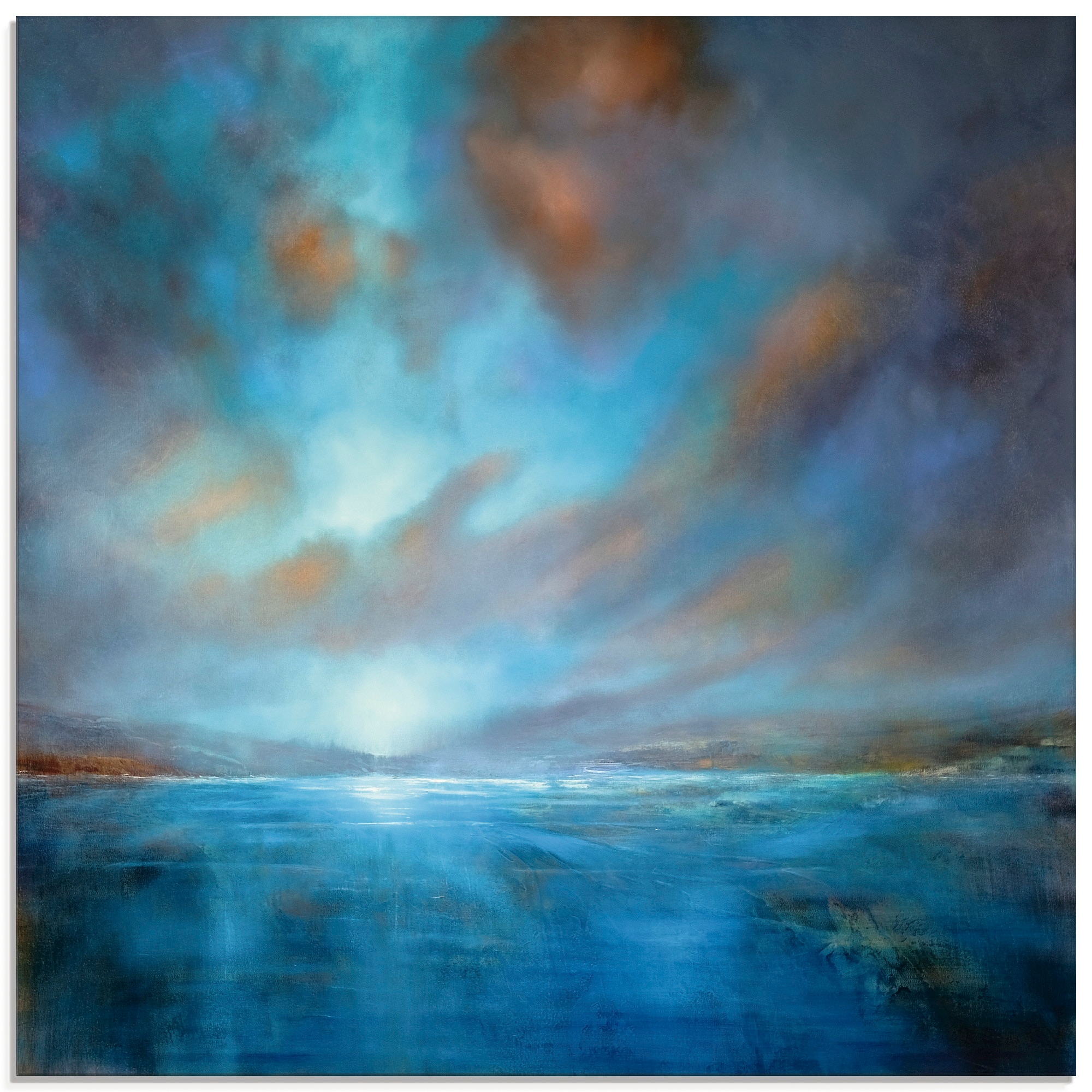 Image of Artland Glasbild "Blaue Weite" Gewässer 1 Stk. tlg. in verschiedenen Grössen