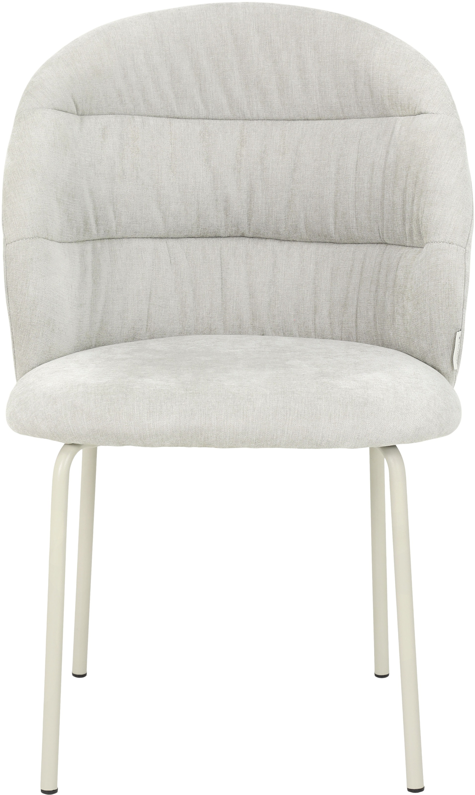 TOM TAILOR HOME 4-Fussstuhl »LEAF CHAIR« (Set) 2 Stk.4-Fussgestell, Raffung in der Rückenlehne