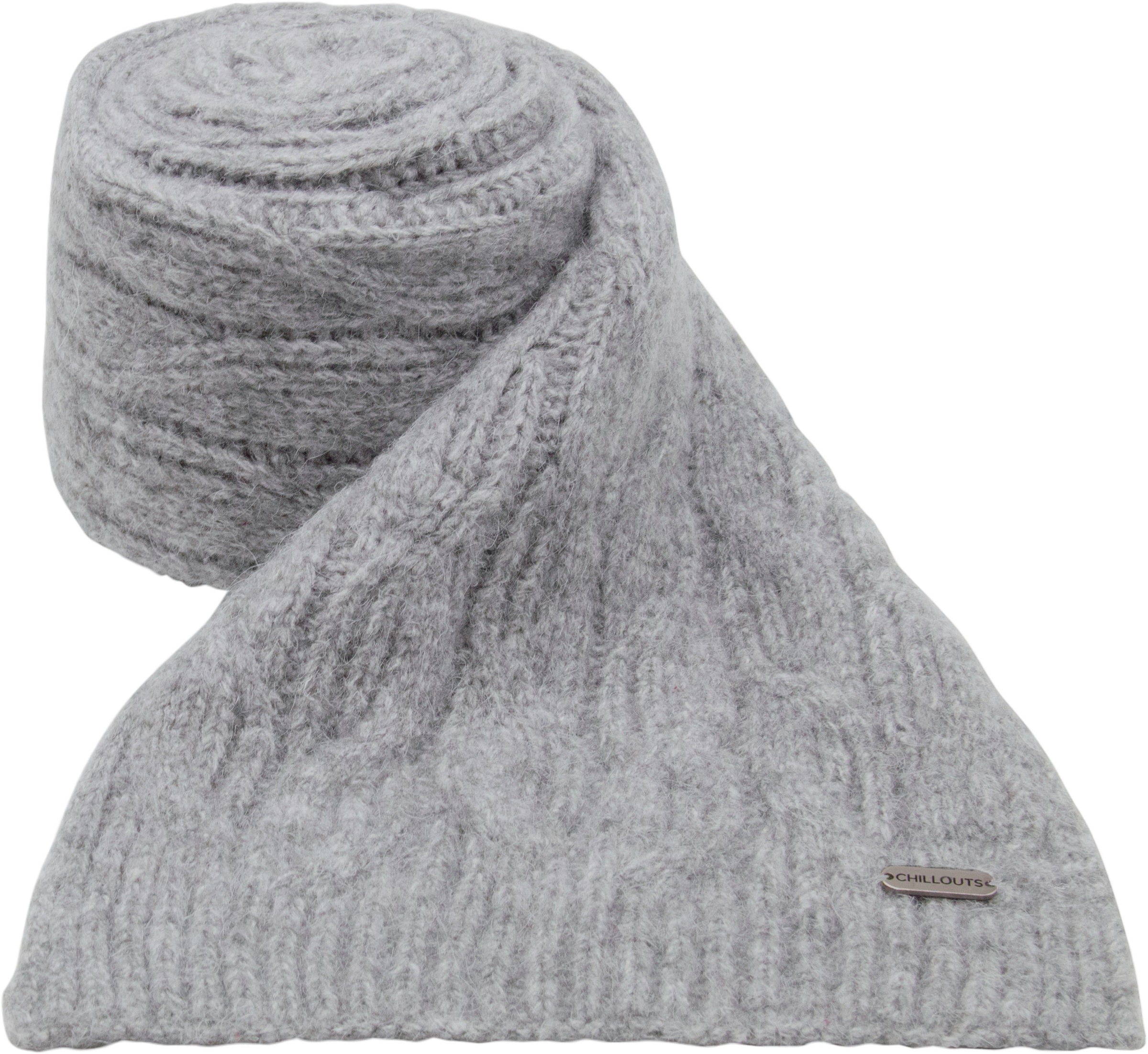Image of chillouts Strickschal "Giralda Scarf" mit eleganter Struktur & angenehmer Länge