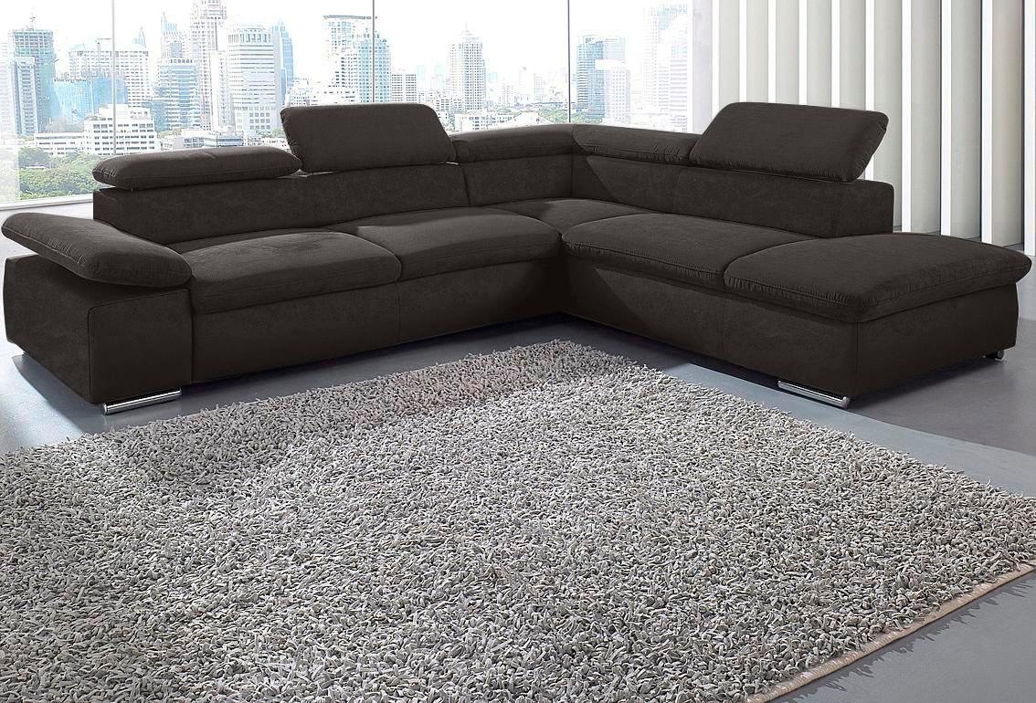 Image of sit&more Ecksofa, mit Ottomane, inklusive Kopf- und Armteilverstellung, wahlweise mit Bettfunktion bei Ackermann Versand Schweiz