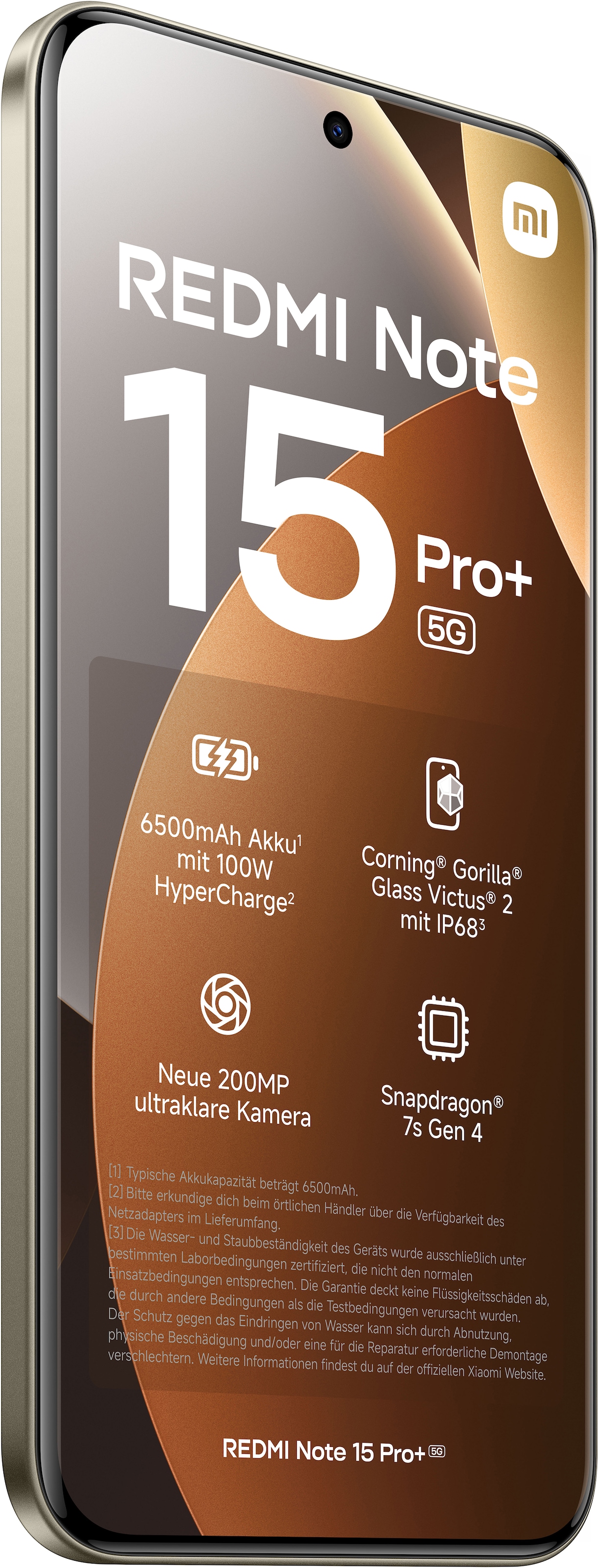 Xiaomi Smartphone »Redmi Note 15 Pro+ 5G 8+256« Moka brun