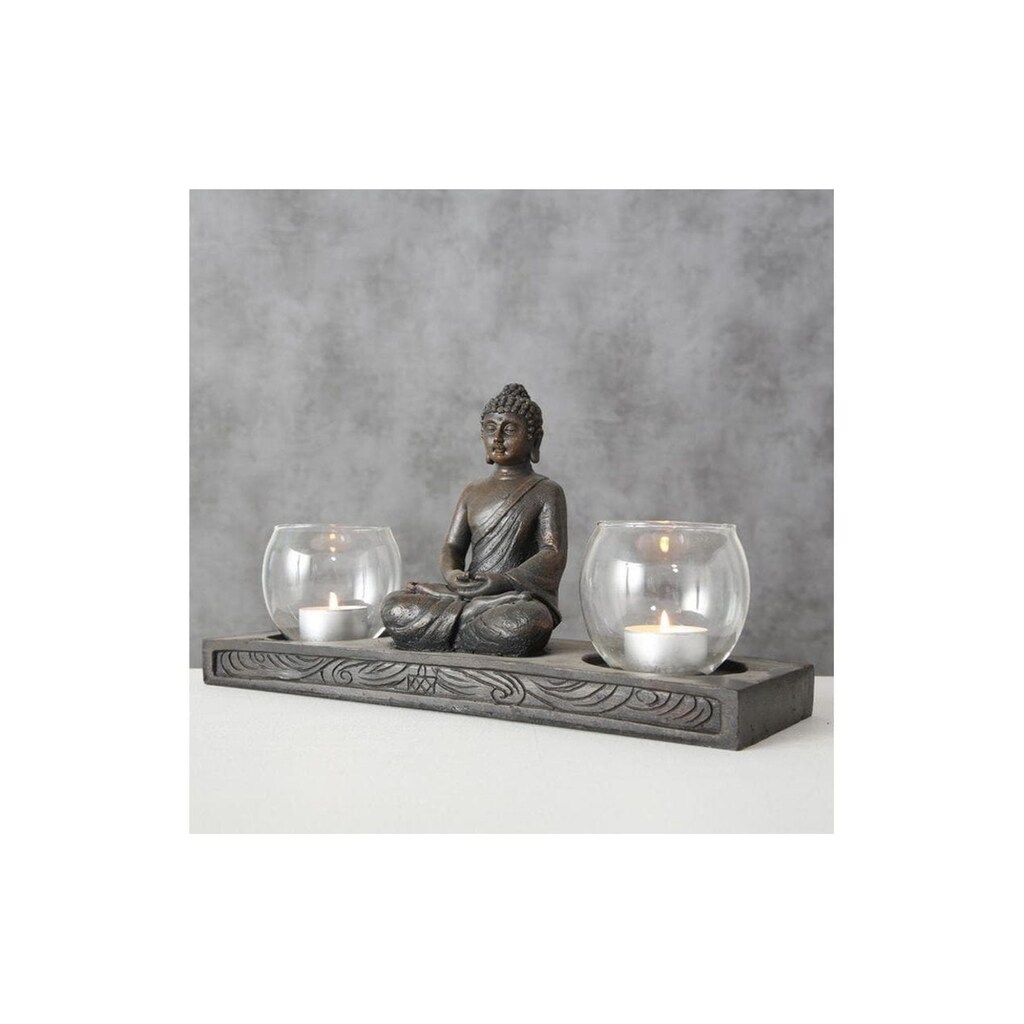BOLTZE Windlicht »Aussteller Buddha«