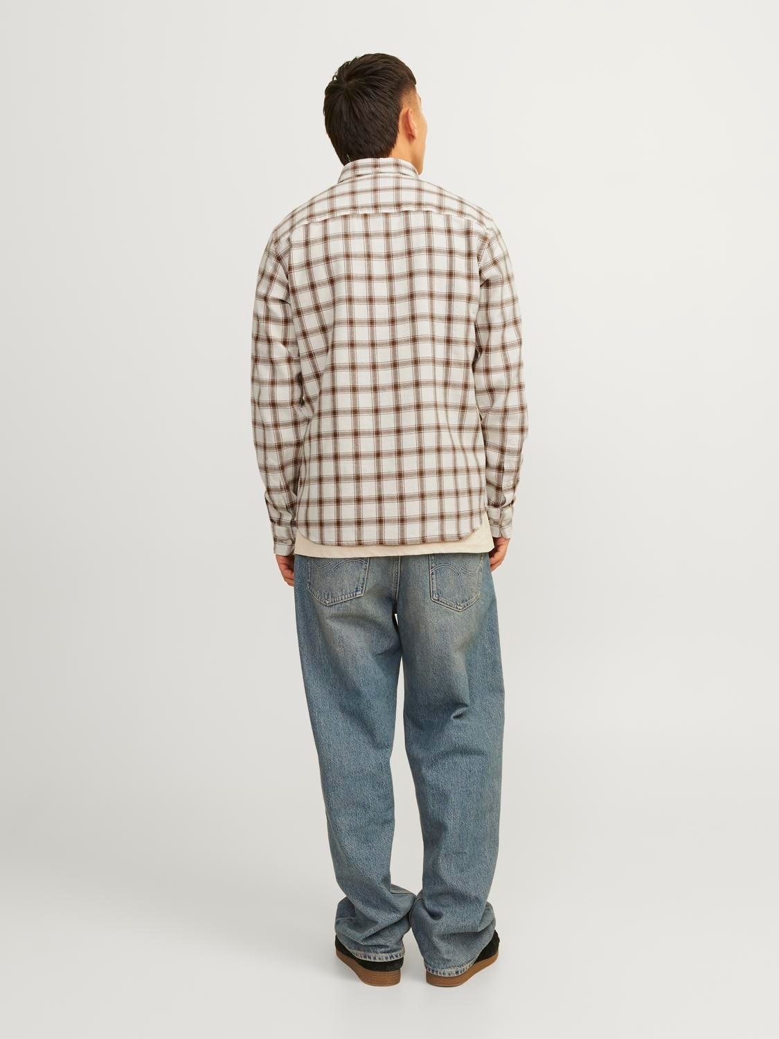 Jack & Jones Langarmhemd »JPRBLUBROOK CHECK STRUCTURE L/S SHIRT SN«