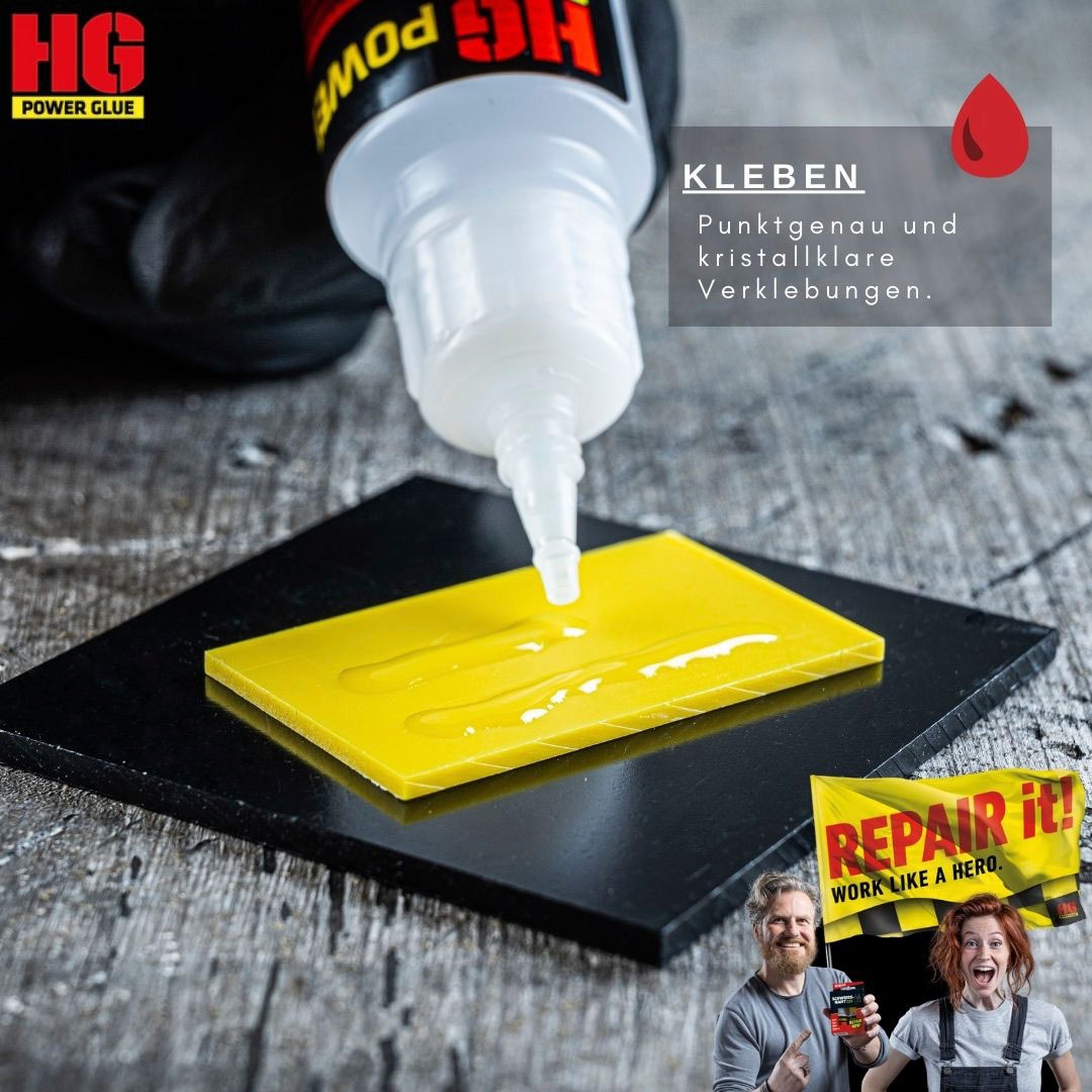 HG Reparatur-Set »PowerGlue« 7 Stk. tlg. XXL-Profikoffer, die Schweissnaht aus der Flasche
