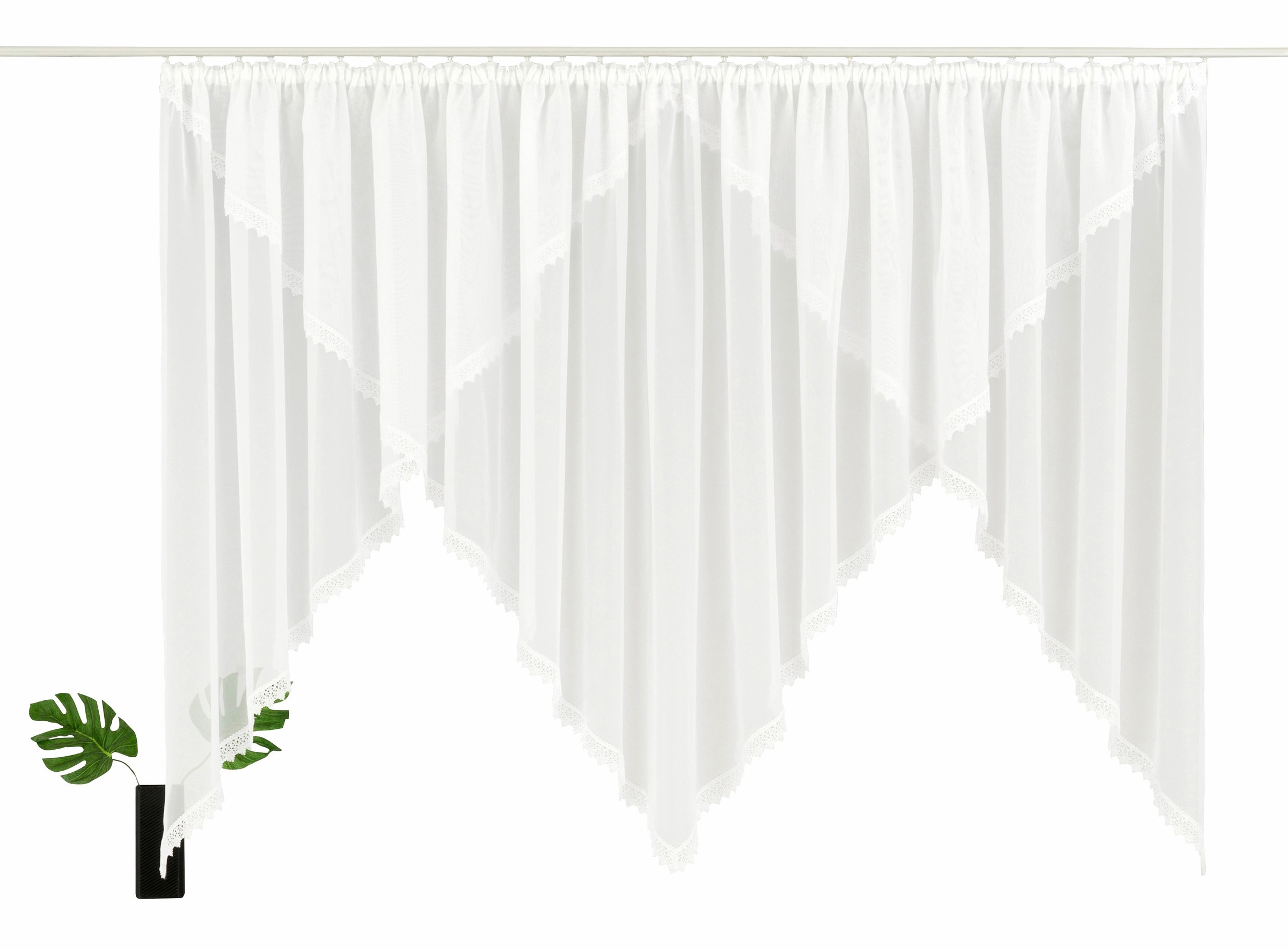 Image of my home Kuvertstore »Missy«, (1 St.), Gardine, Fertiggardine, transparent, verschiedene Grössen bei Ackermann Versand Schweiz