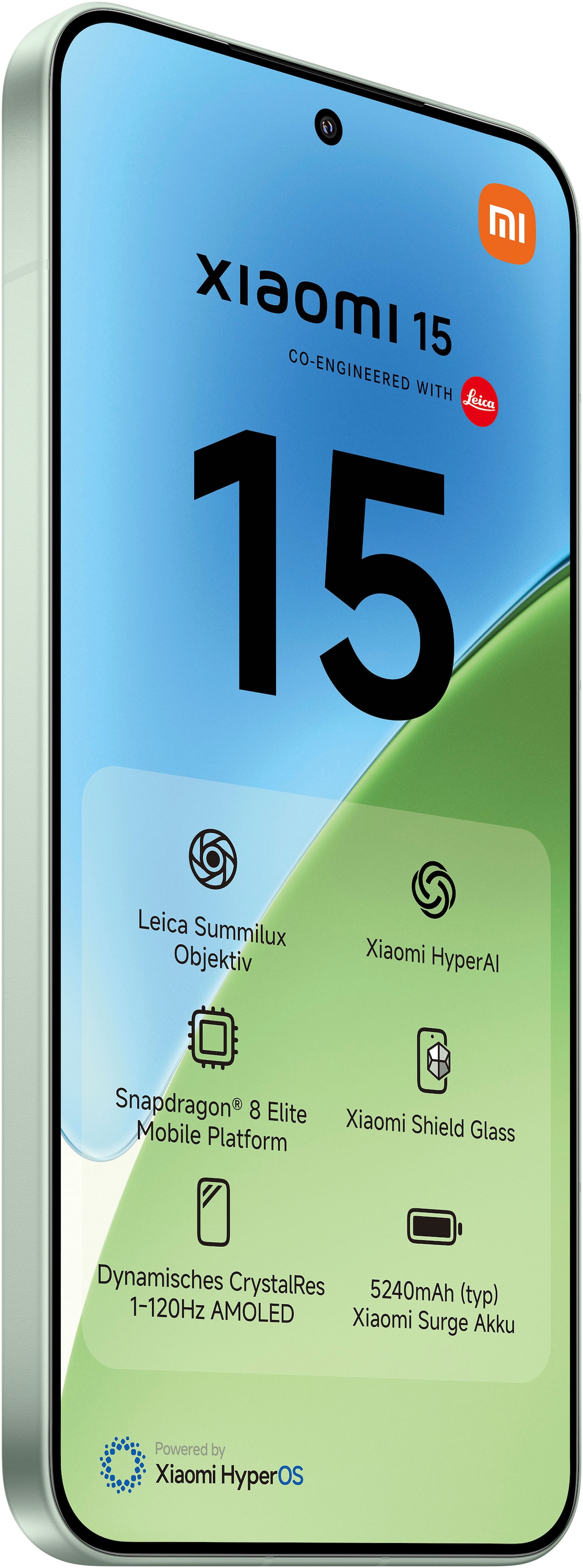 Xiaomi Smartphone »15 12+512GB« Grün