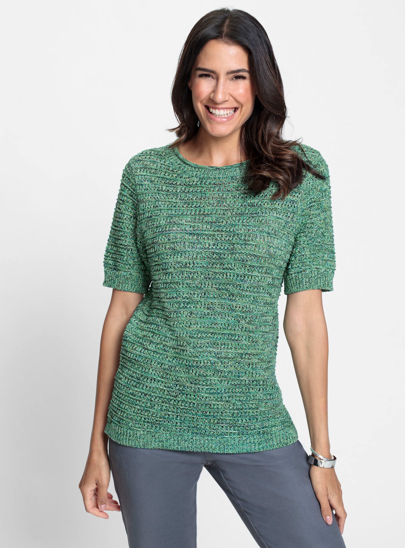 Inspirationen Strickpullover »Baumwoll-Pullover«