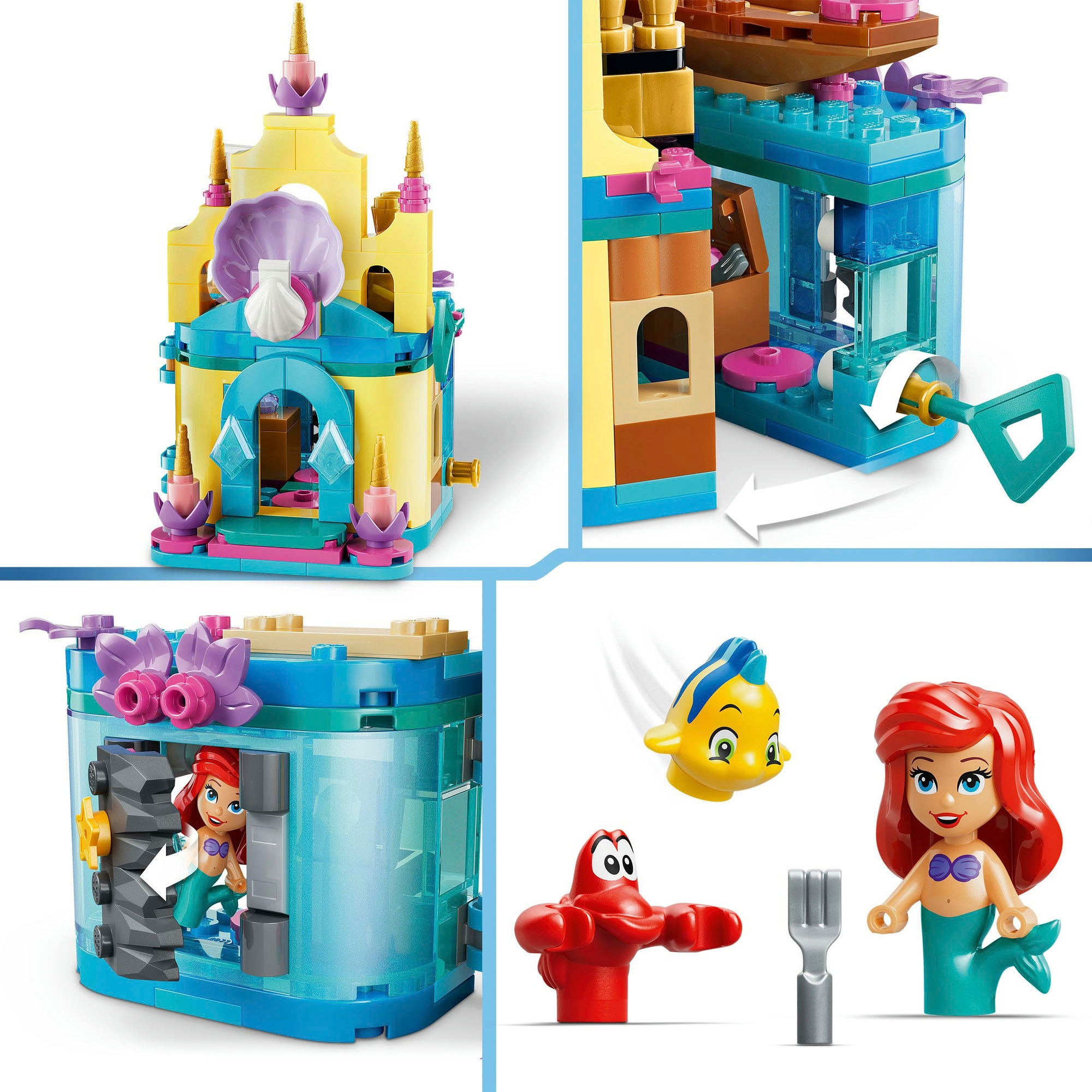 LEGO® Konstruktionsspielsteine »Arielles Magisches Mini-Schloss (43285), LEGO Disney Princess« Made in Europe