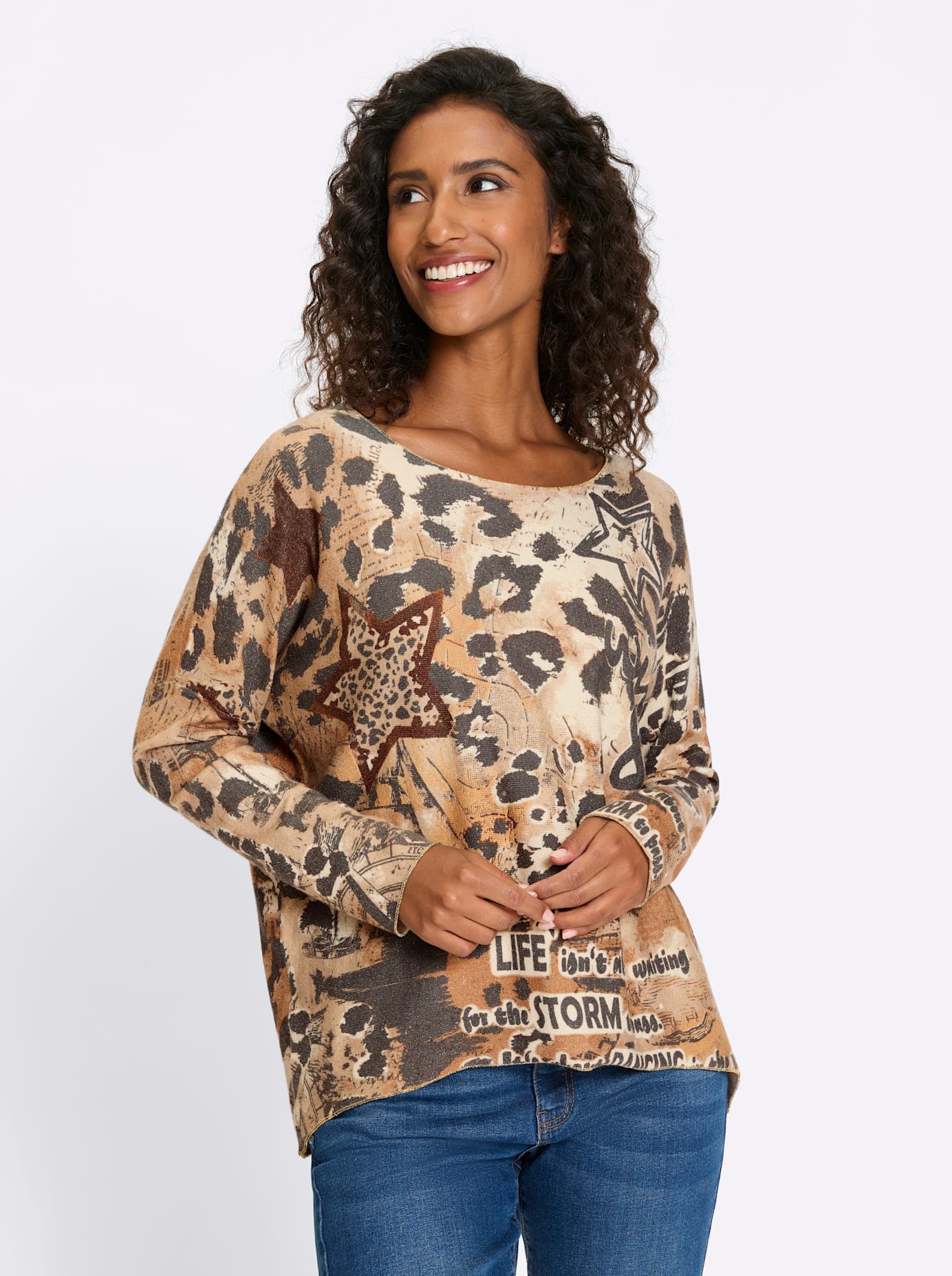 heine Pull en tricot »Druck-Pullover«