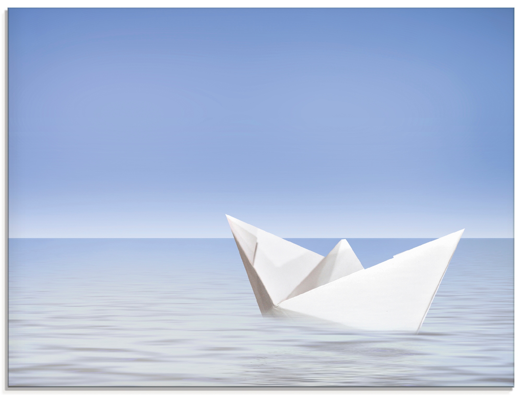 Image of Artland Glasbild "Auf dem Meer" Boote & Schiffe 1 Stk. tlg. in verschiedenen Grössen