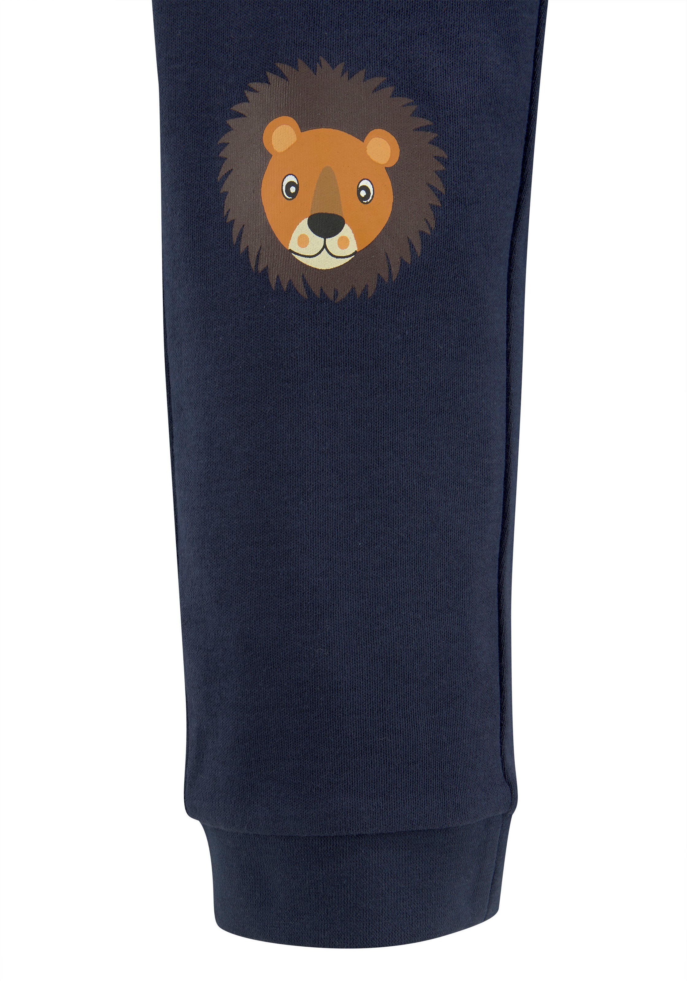 KIDSWORLD Shirt & Hose »2tlg. Set Langarmshirt+Hose«, mit Löwendruck