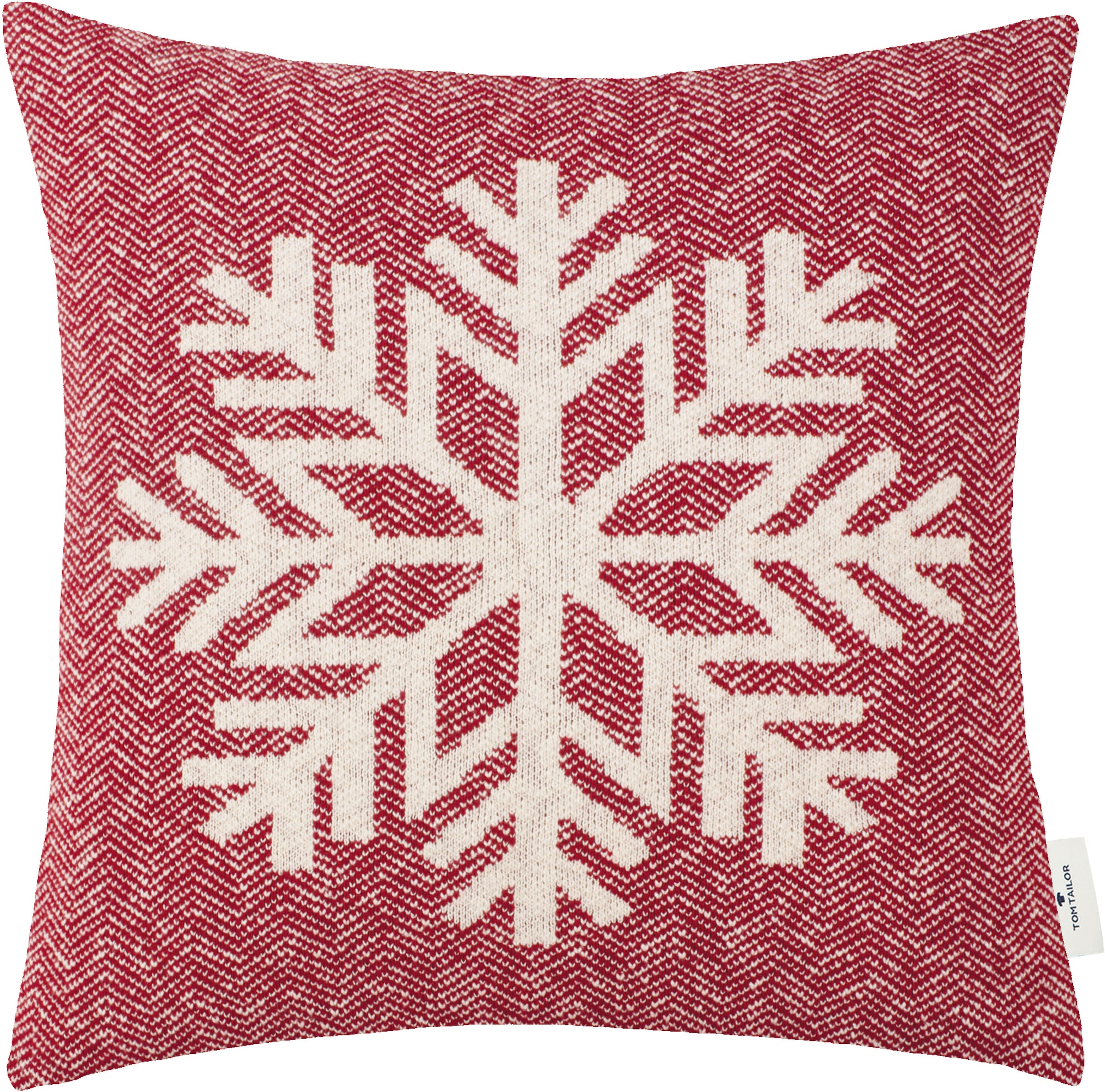 Image of TOM TAILOR HOME Dekokissen "Winter Snowflake" Kissenhülle ohne Füllung, 1 Stück