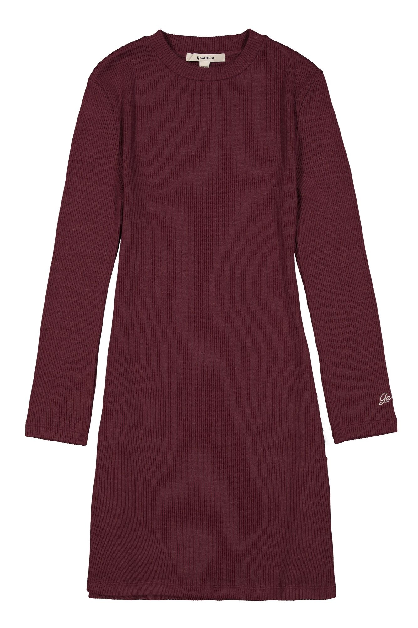Garcia Strickkleid mit Schriftzug am Ärmel for GIRLS