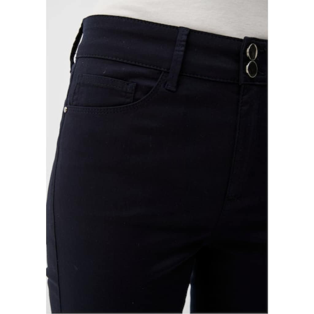 s.Oliver BLACK LABEL 5-Pocket-Jeans, mit Doppelknopf-Verschluss