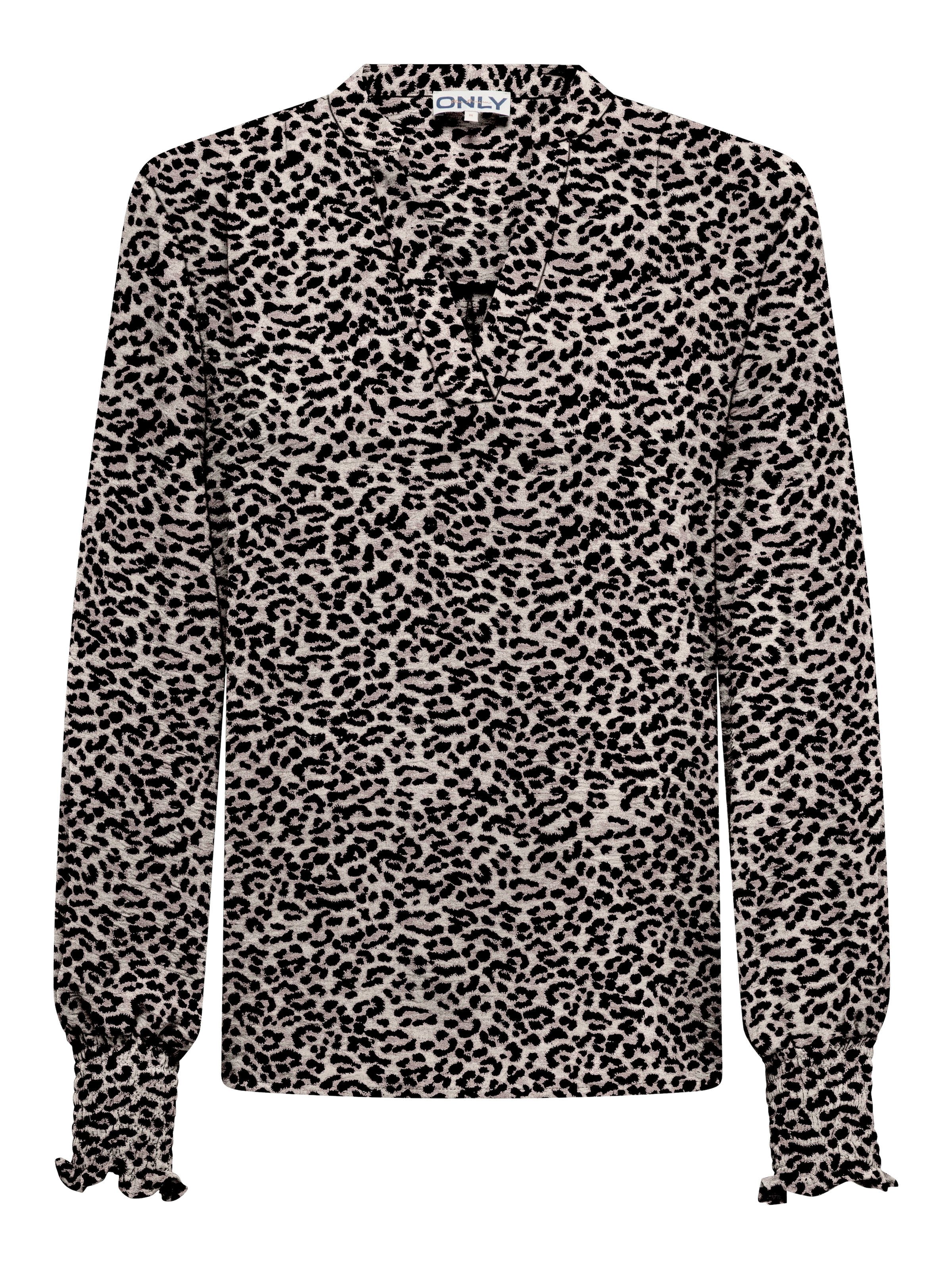 ONLY Chemisier »ONLMETTE V-NECK LS SMOCK TOP NOOS WVN« fibre synthétique, coupe régulière