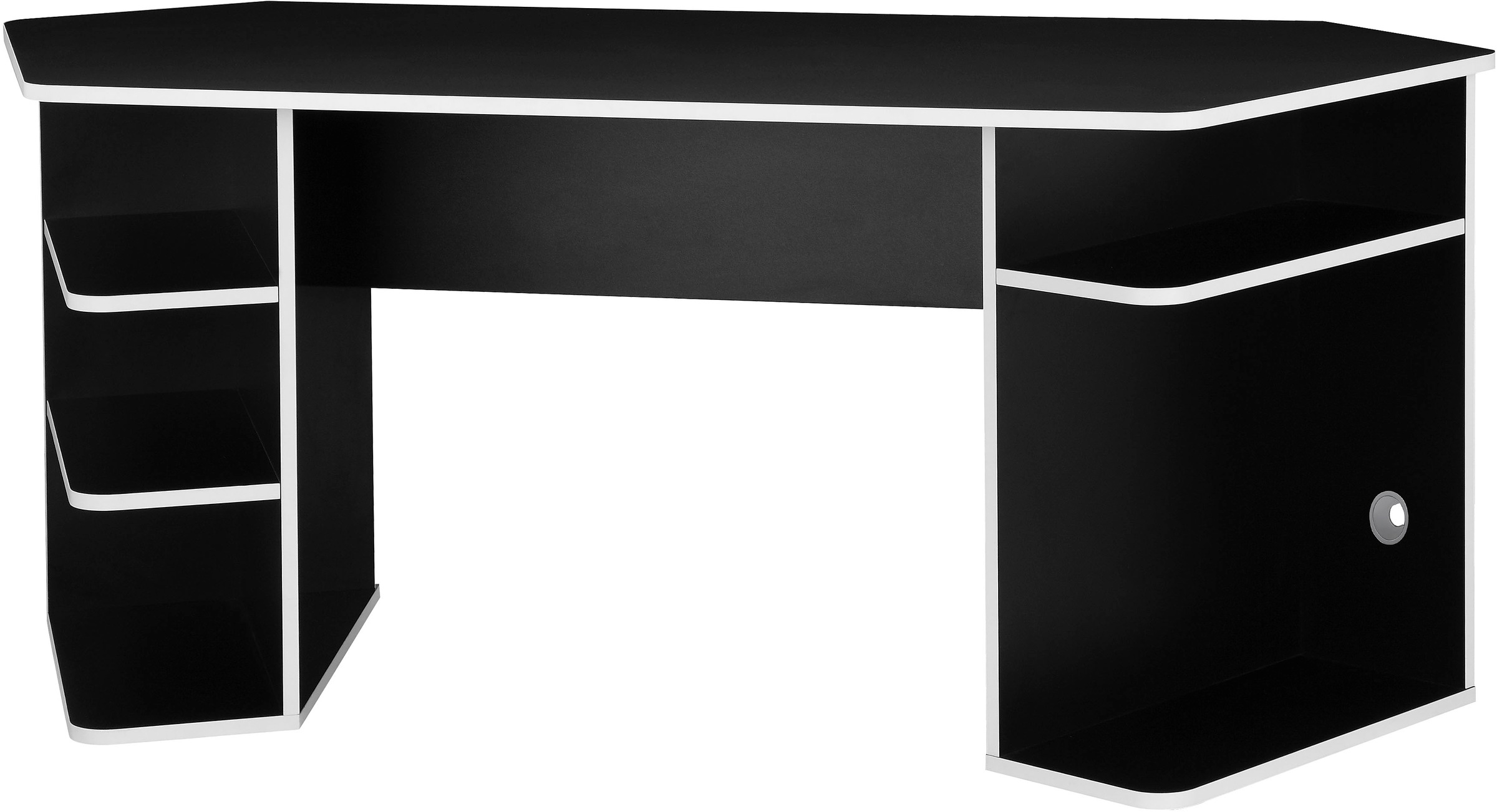 Image of GOODproduct Gamingtisch "Game, Computertisch, Eckschreibtisch", Towerfach, Kabeldurchlass, asymetrisches Design, Breite 180 cm