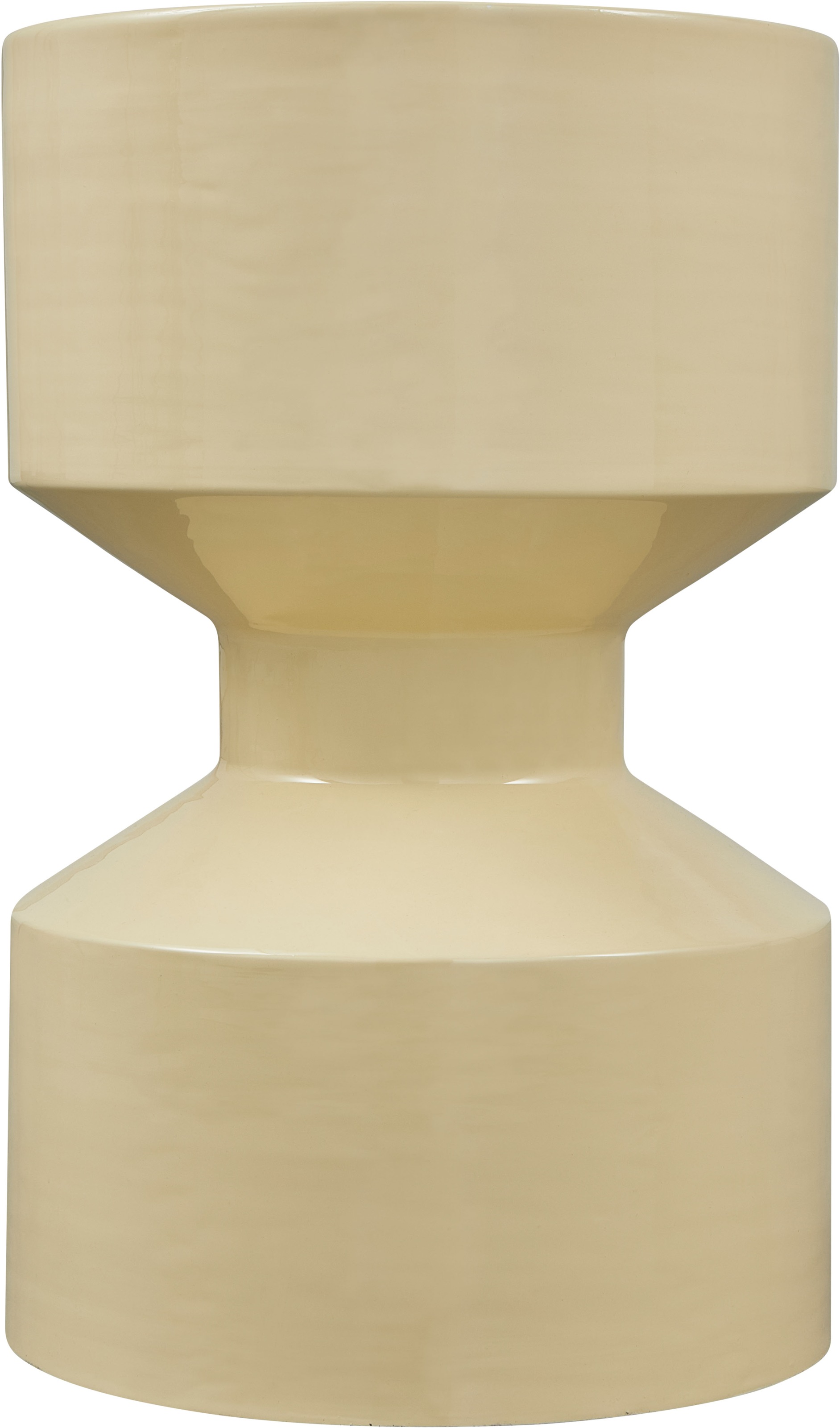 WOOOD Beistelltisch »Glanz Metall mit Hochglanz-Lackierung in spielerischer Form« H 47 x B 30 x T 30 cm, Tragkraft 25 kg, pfleigleicht, Schutzlackierung