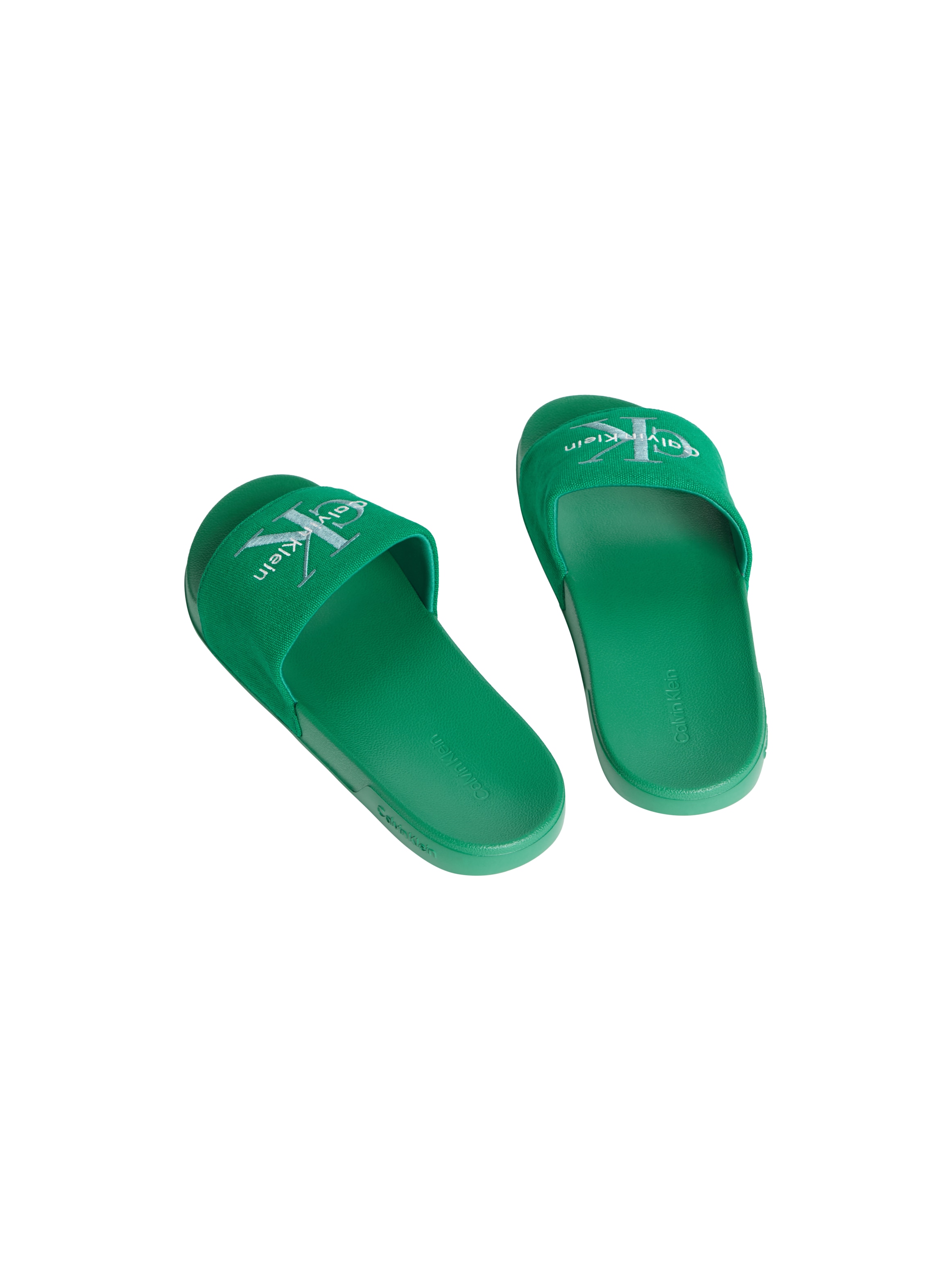 Calvin Klein Jeans Pantolette »ESS SLIDE CV«  Badeschuh, Flat, Poolslides mit Logoschriftzug