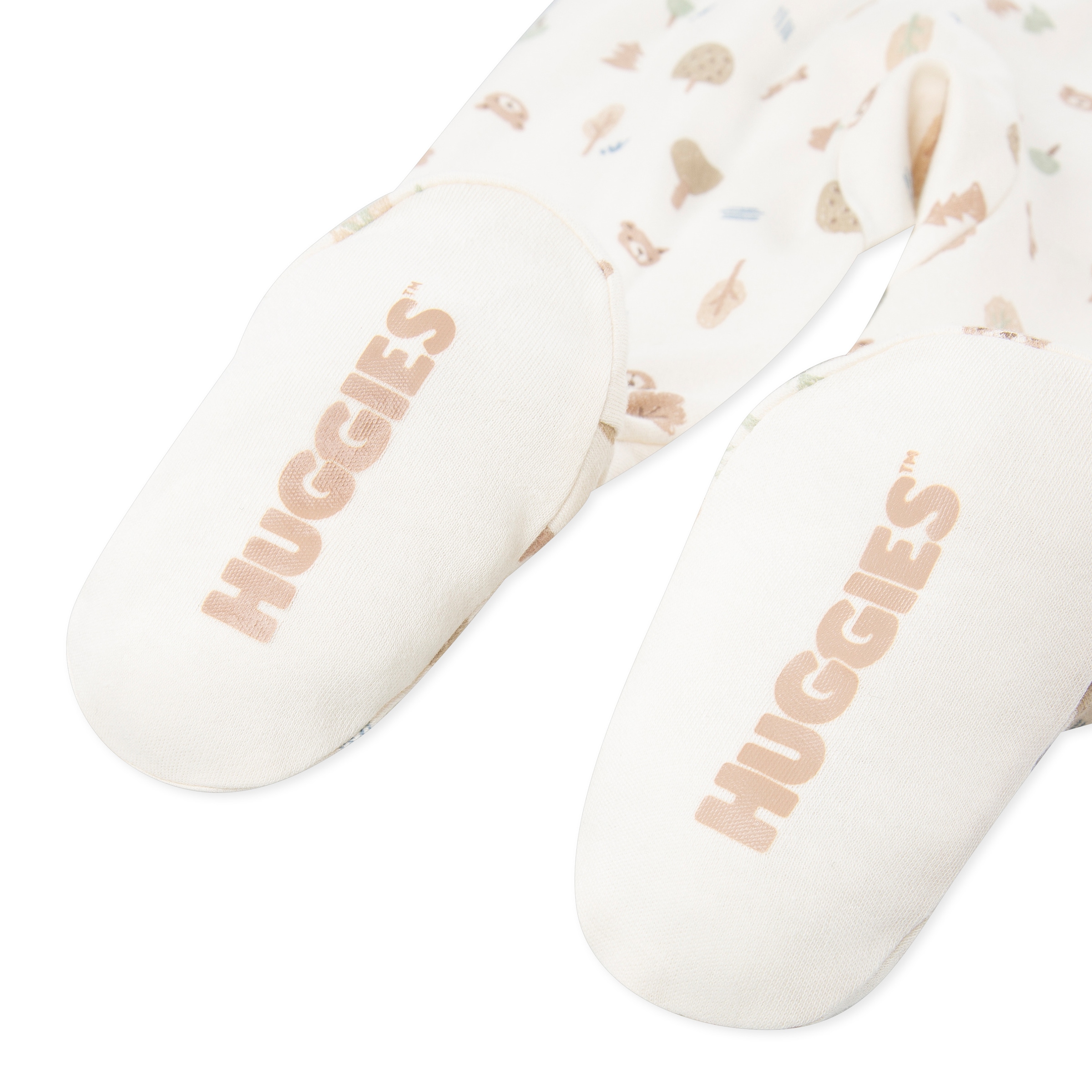 HUGGIES babywear Strampler »HUGB FOOTED COVERALL«, allover mit Bärchen und Sternen bedruckt