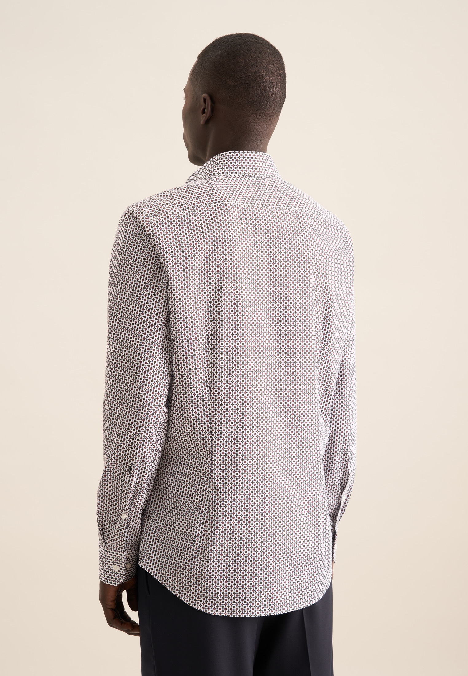 seidensticker Businesshemd »Slim« Slim 1/1 Kentkragen Druck