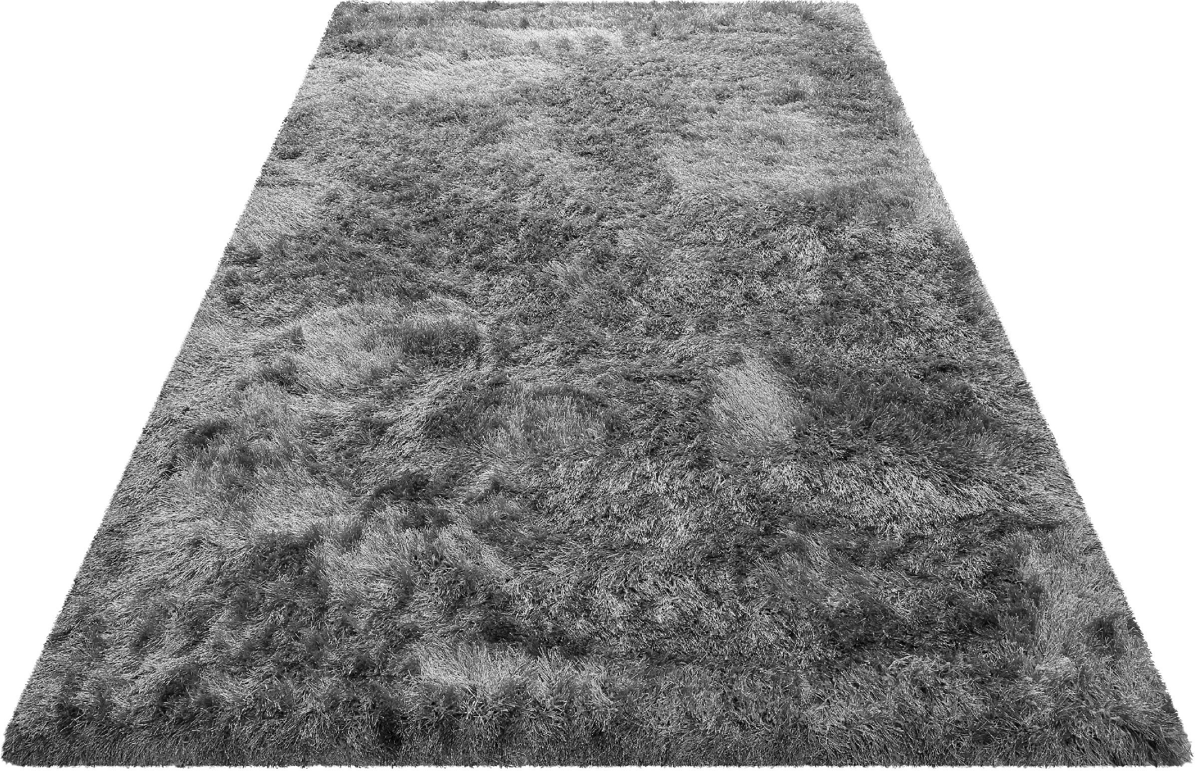 Image of Wecon home Basics Hochflor-Teppich »Bella«, rund, 70 mm Höhe, besonders weich durch Microfaser, Wohnzimmer bei Ackermann Versand Schweiz