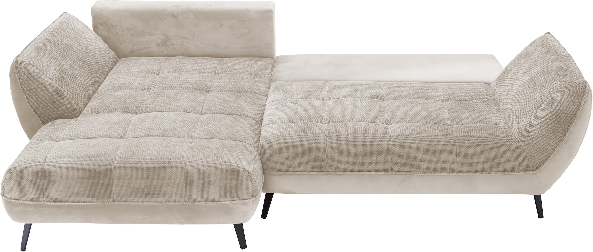 exxpo - sofa fashion Ecksofa »Midway mit einfacher Easy-Lift-Bettfunktion, bequem und modern«, inkl. Bettfunktion und praktischem Bettkasten, L-Form