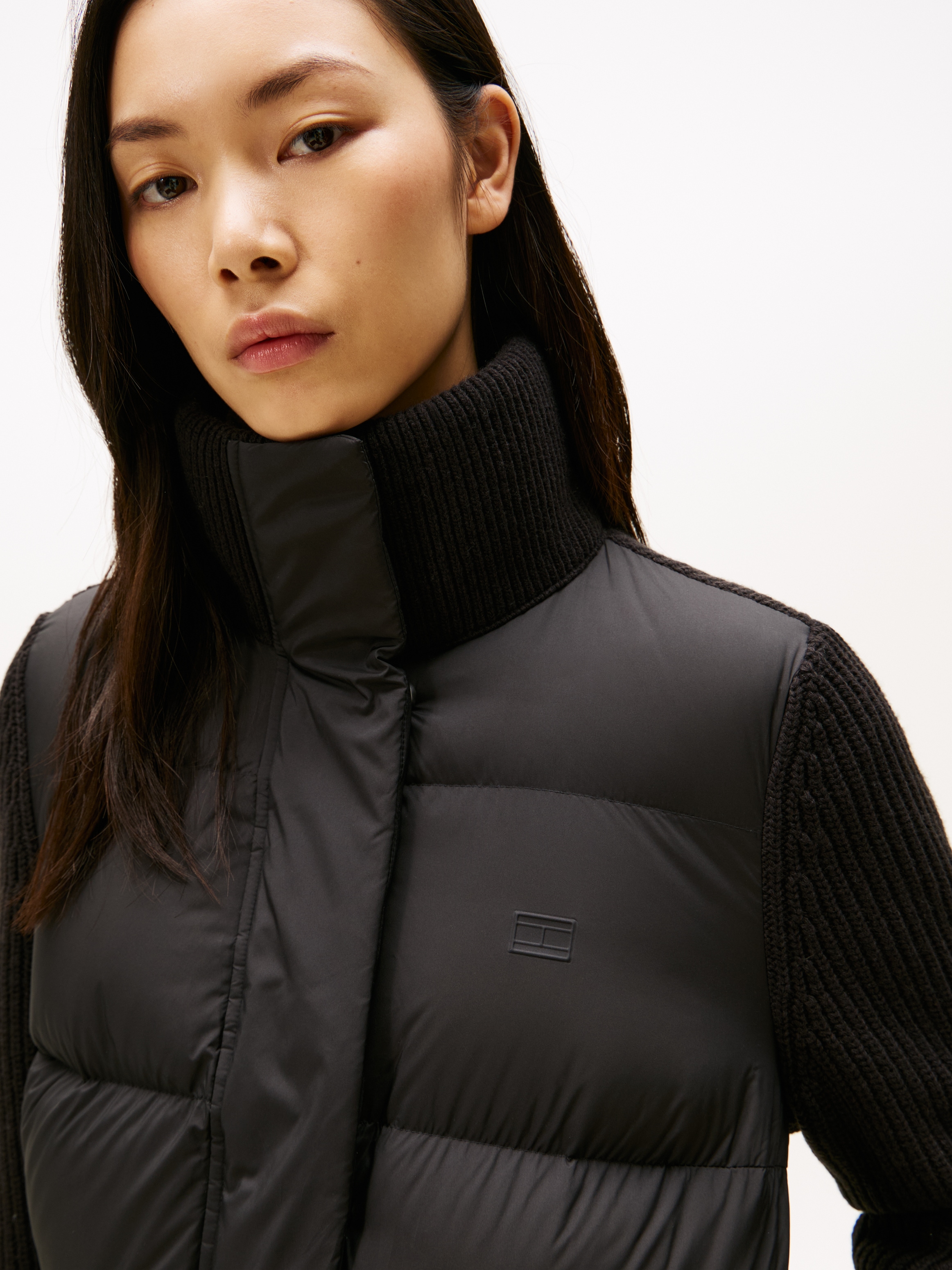 Tommy Hilfiger Steppjacke »MODERN DOWN KNIT MIX REG JACKET«