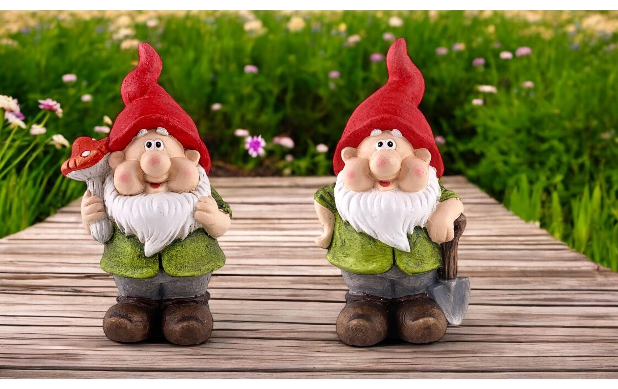 Dekofigur »Dameco Gartenzwerg 2er Set, 21 cm«