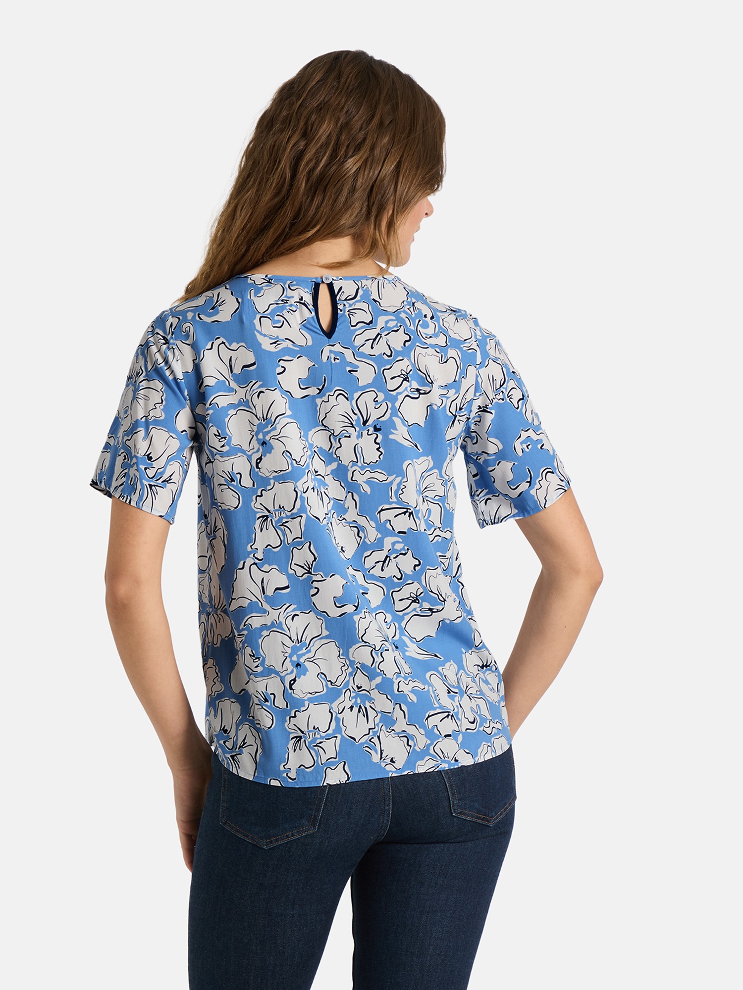 Lieblingsstück Shirtbluse »ReneeL« mit Allover-Print, Rundhalsform