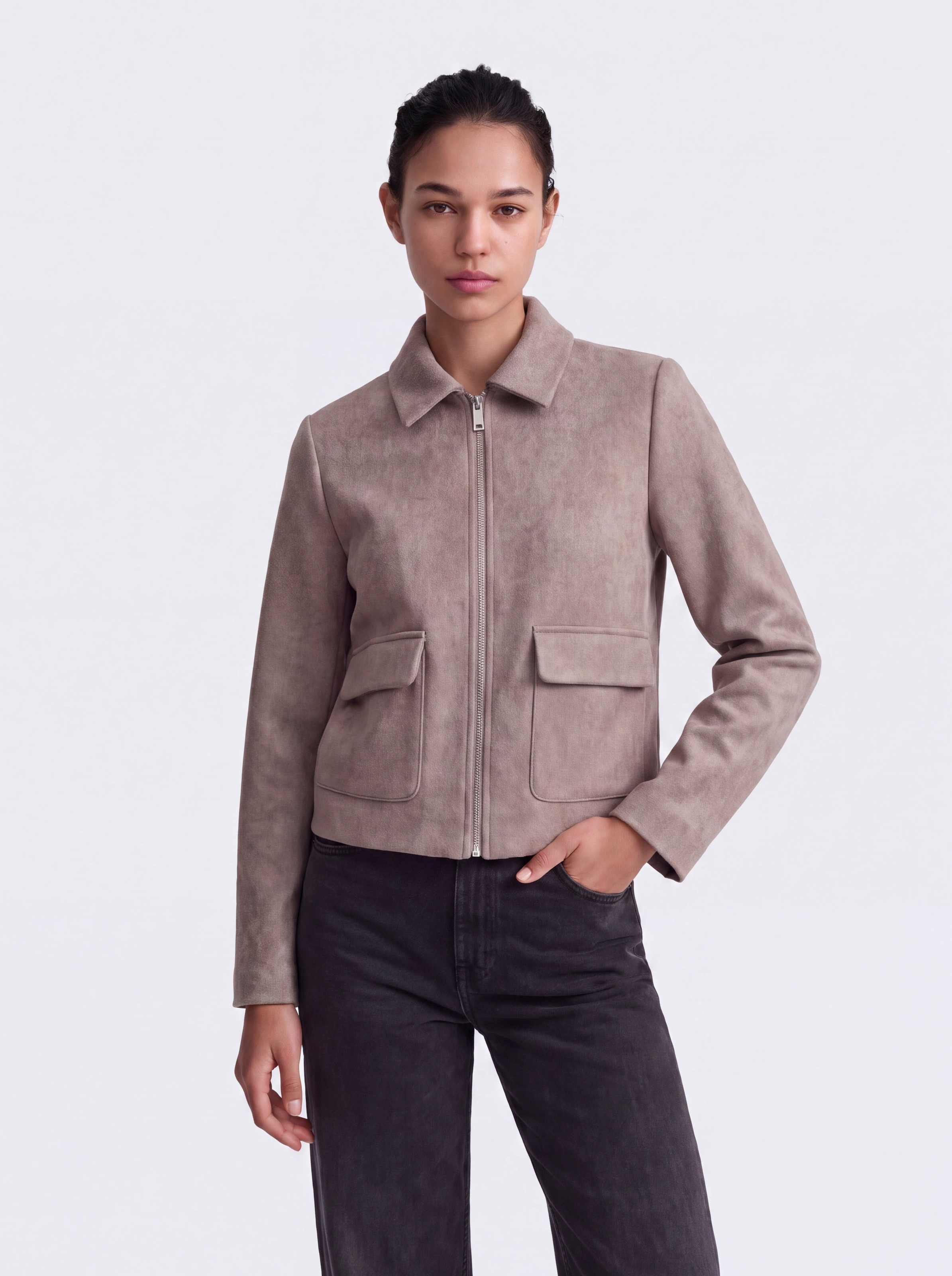 ONLY Kurzjacke »ONLVELA ZIP SHORT JACKET OTW«