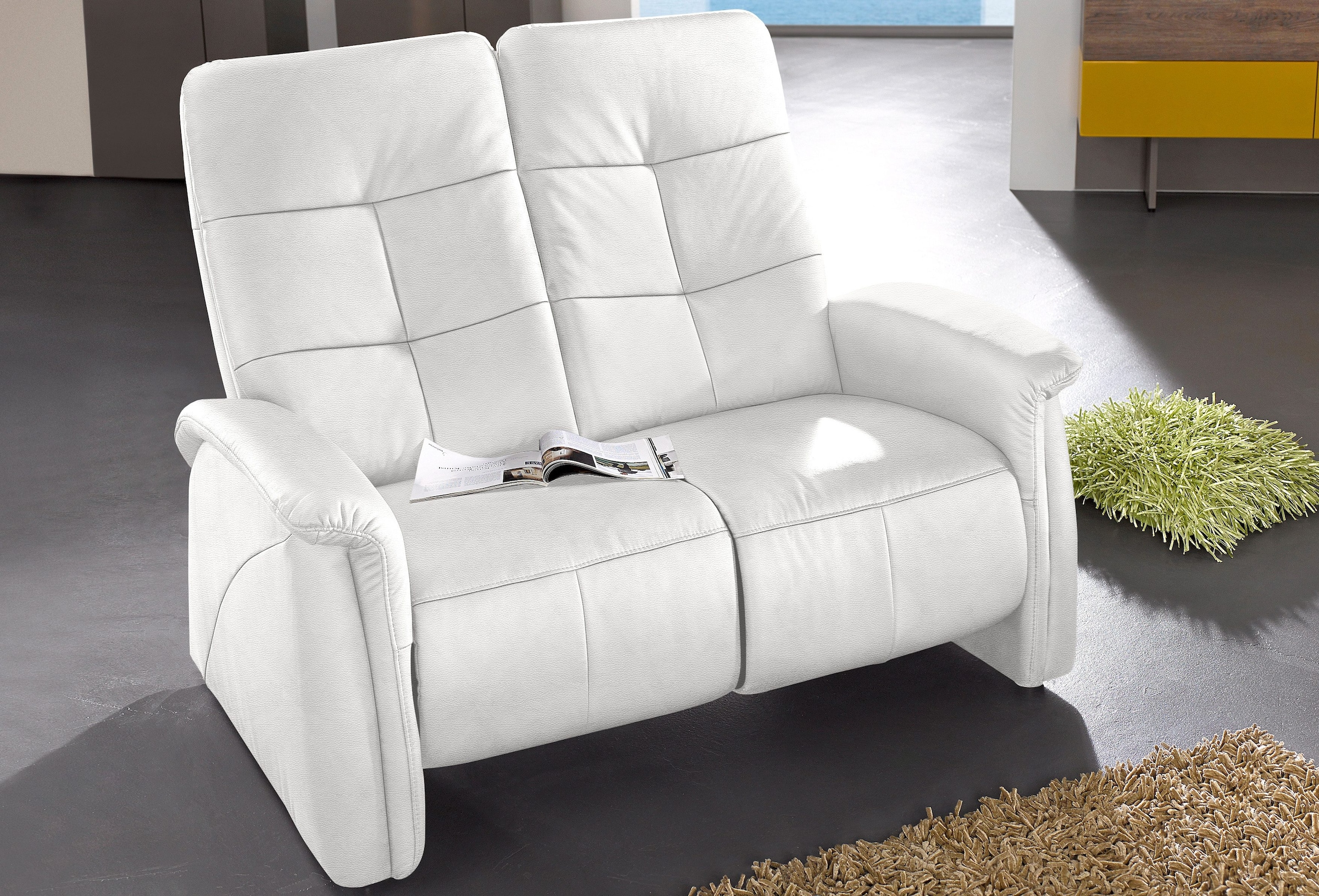 exxpo - sofa fashion 2-places »Tivoli, Kinosofa, bequem und komfortabel durch die Relaxfunktion« (2-sitzig), schmale Armlehnen, hohe Rückenlehne