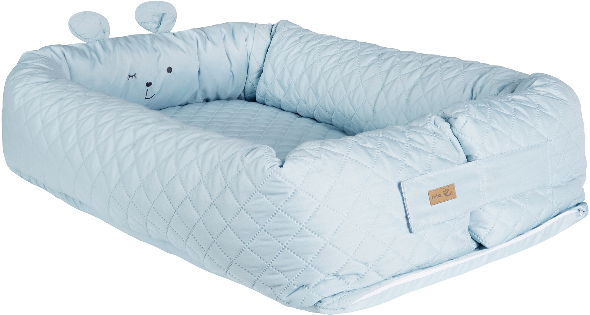 Kuschelnest »Babylounge, roba style, Benny, hellblau«, 3in1