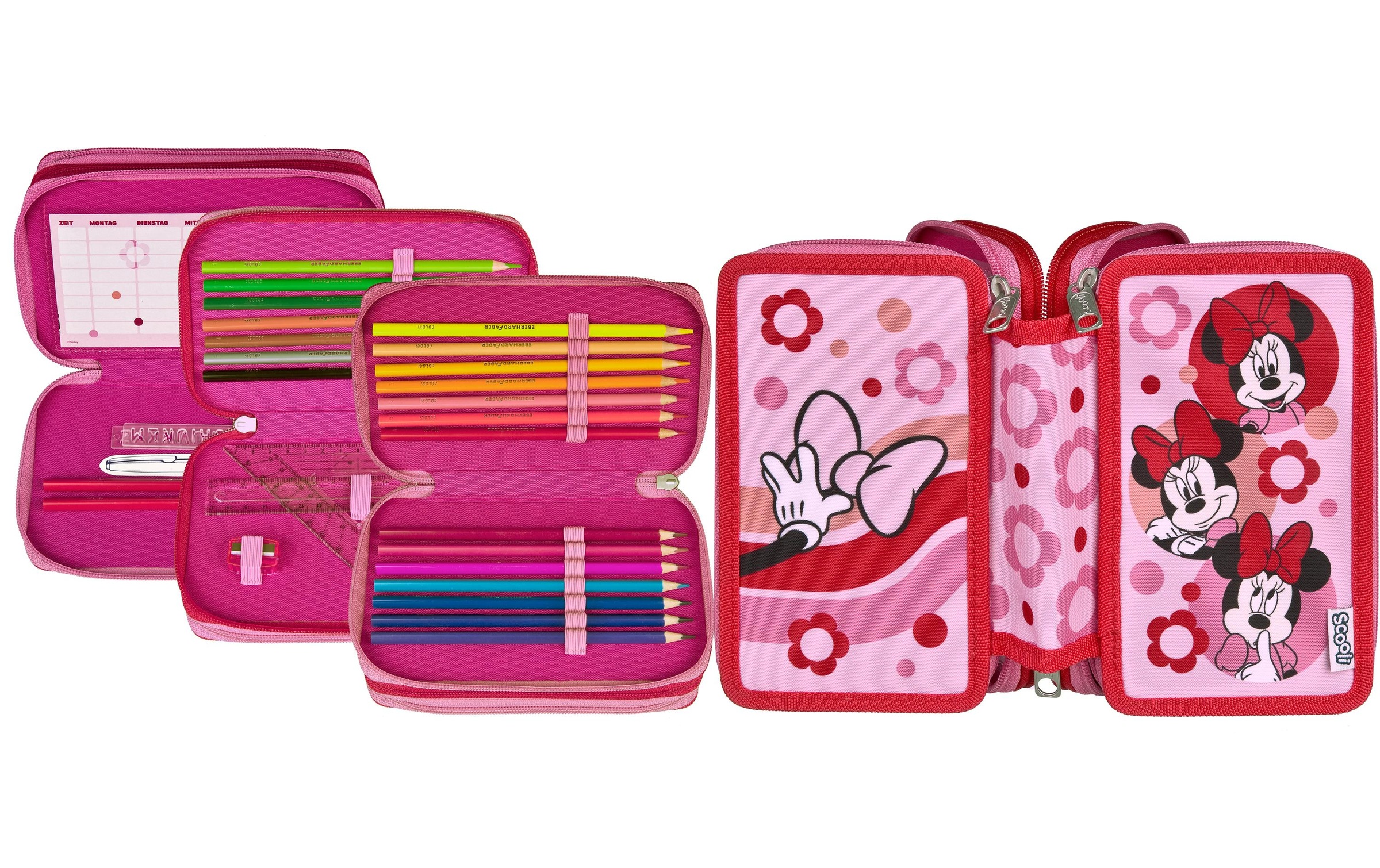 Scooli Trousse à crayons »Tripledecker«