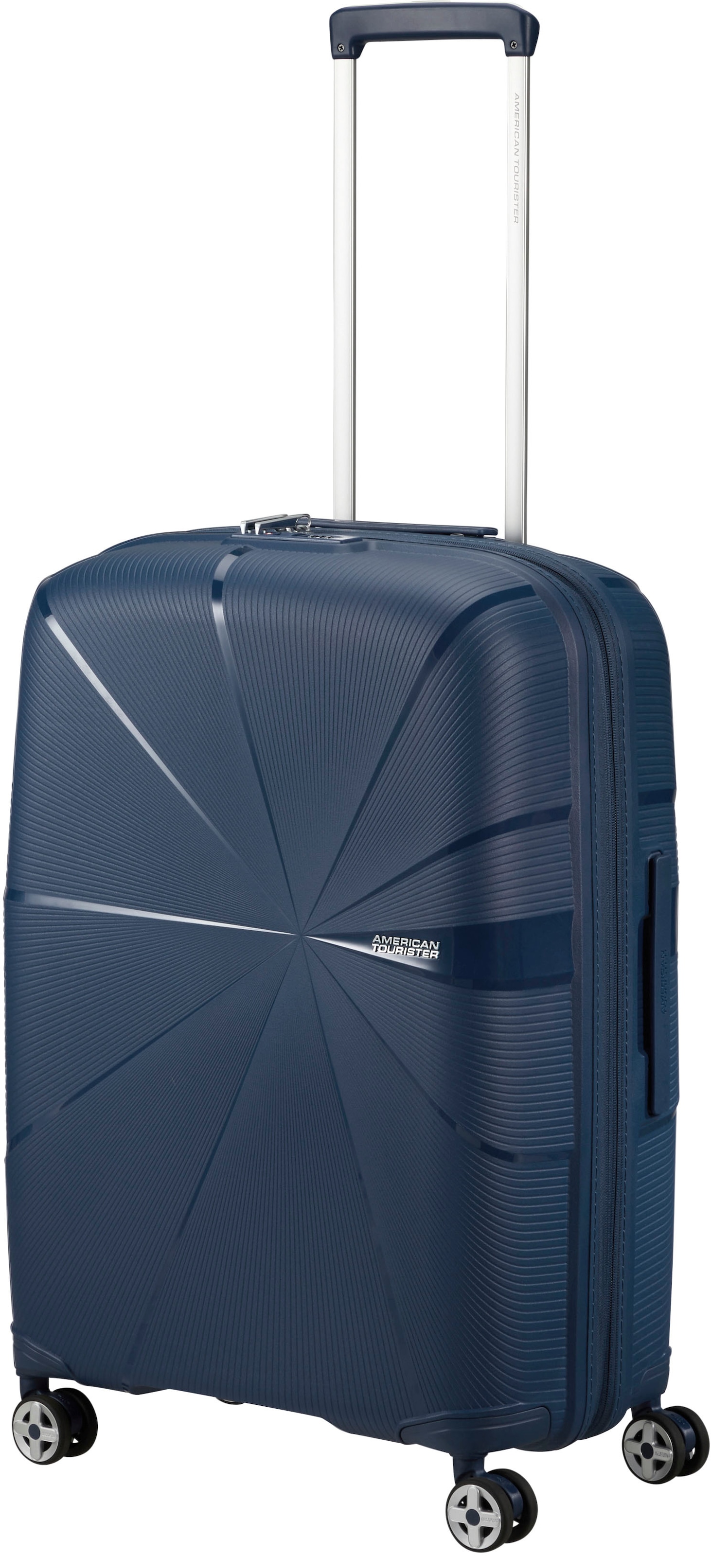 American Tourister® Hartschalen-Trolley »STARVIBE, in verschiedenen Farben und Grössen«, 4 Rollen, Handgepäck-Koffer Reisegepäck Koffer TSA-Zahlenschloss