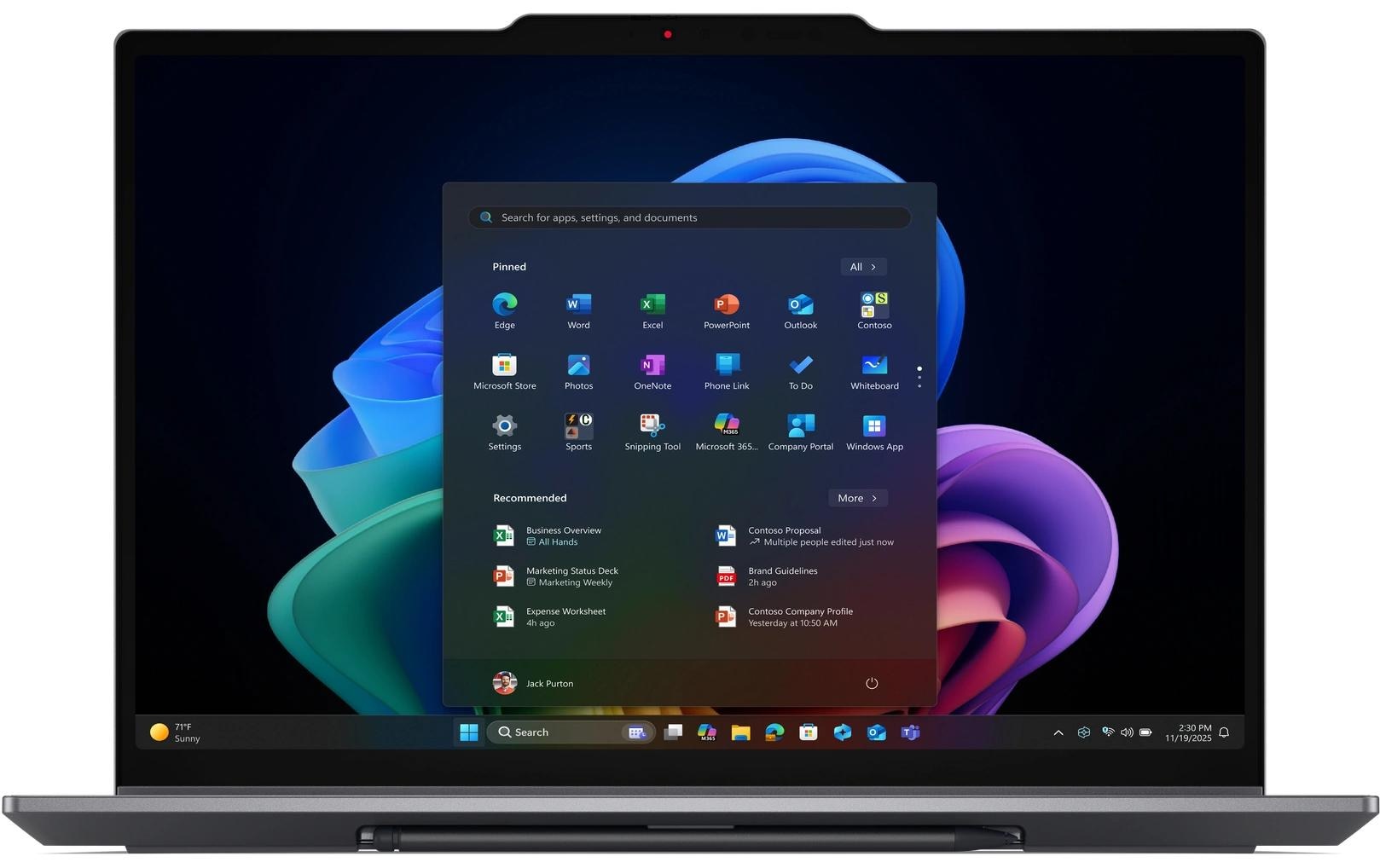 Lenovo Business-Notebook »ThinkPad X1 2-in-1 Gen 11 Aura Edition Copilot+ PC« / 14 ″ Intel Core Ultra 5 Integrierte NPU (Neural Processing Unit)