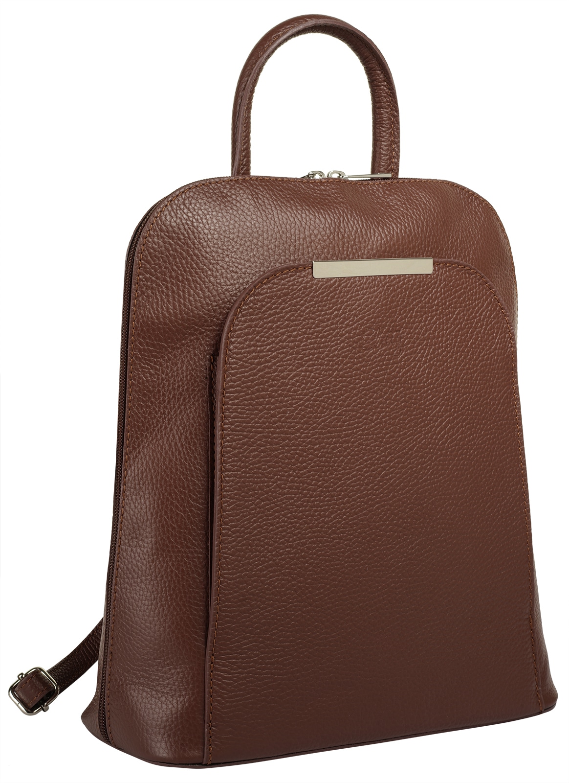 Cluty Cityrucksack, echt Leder, Made in Italy