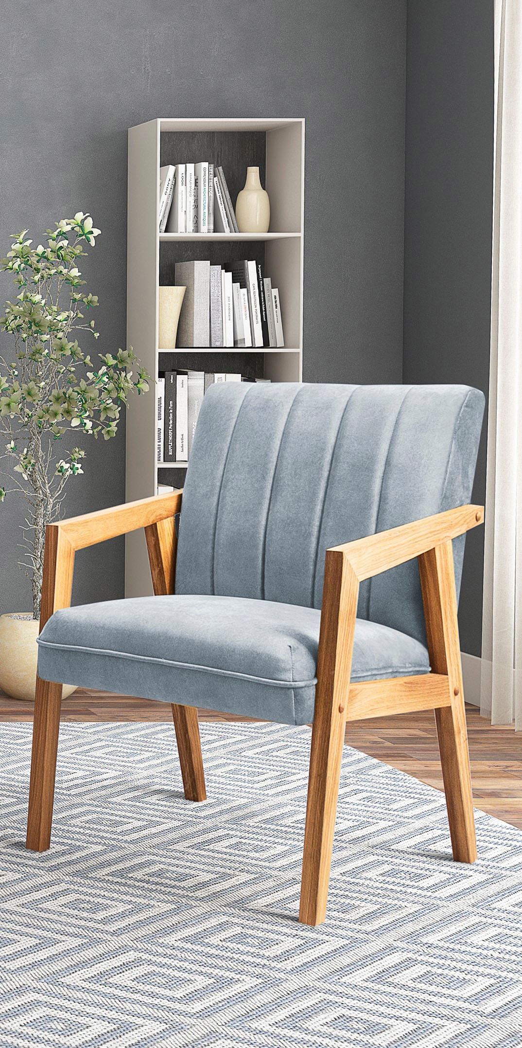 Image of Premium collection by Home affaire Armlehnstuhl »Albona«, (1 Stück), Gestell in Eiche Massivholz bei Ackermann Versand Schweiz