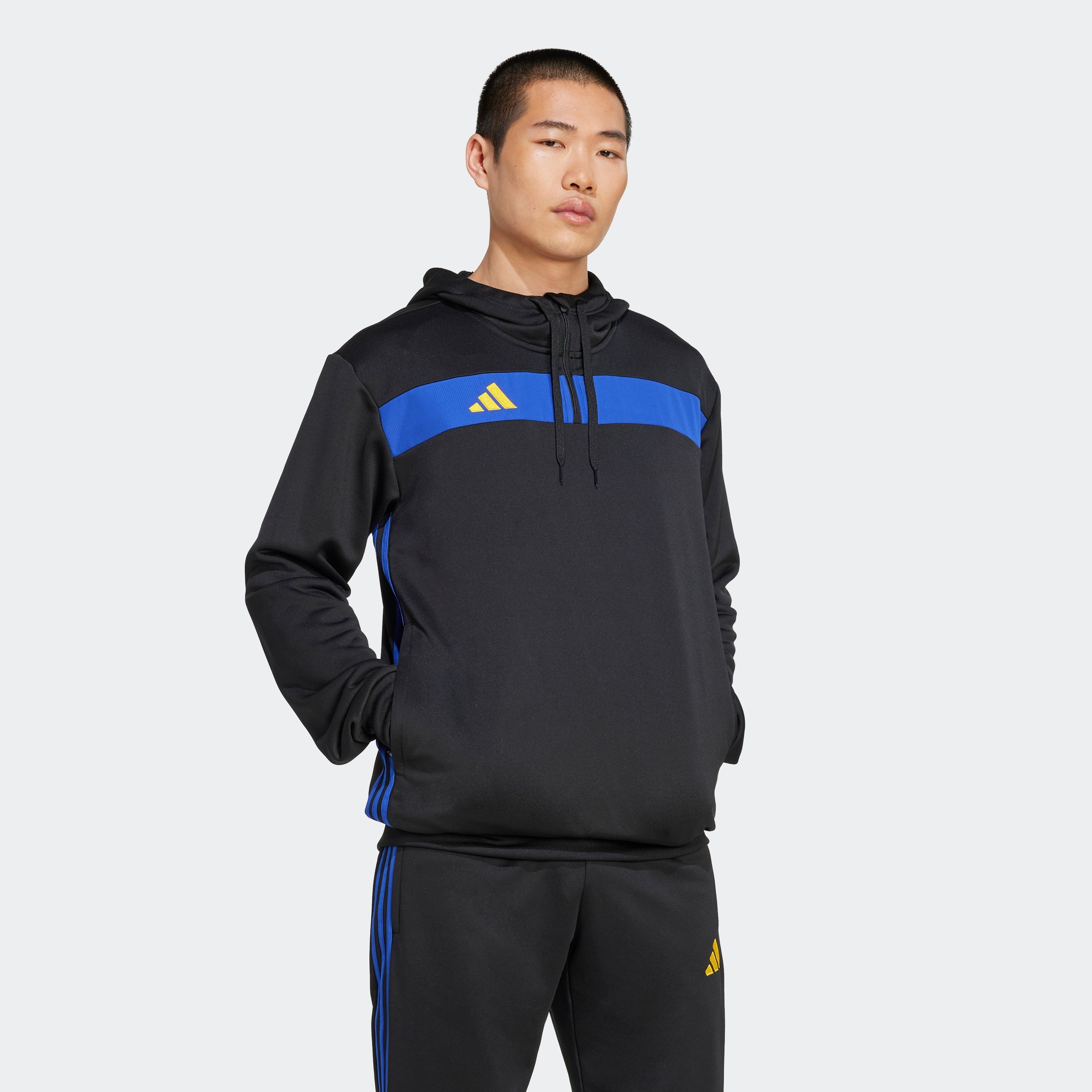 Image of adidas Performance Kapuzensweatshirt "TIRO 25 ESSENTIALS SWEAT HOODIE"