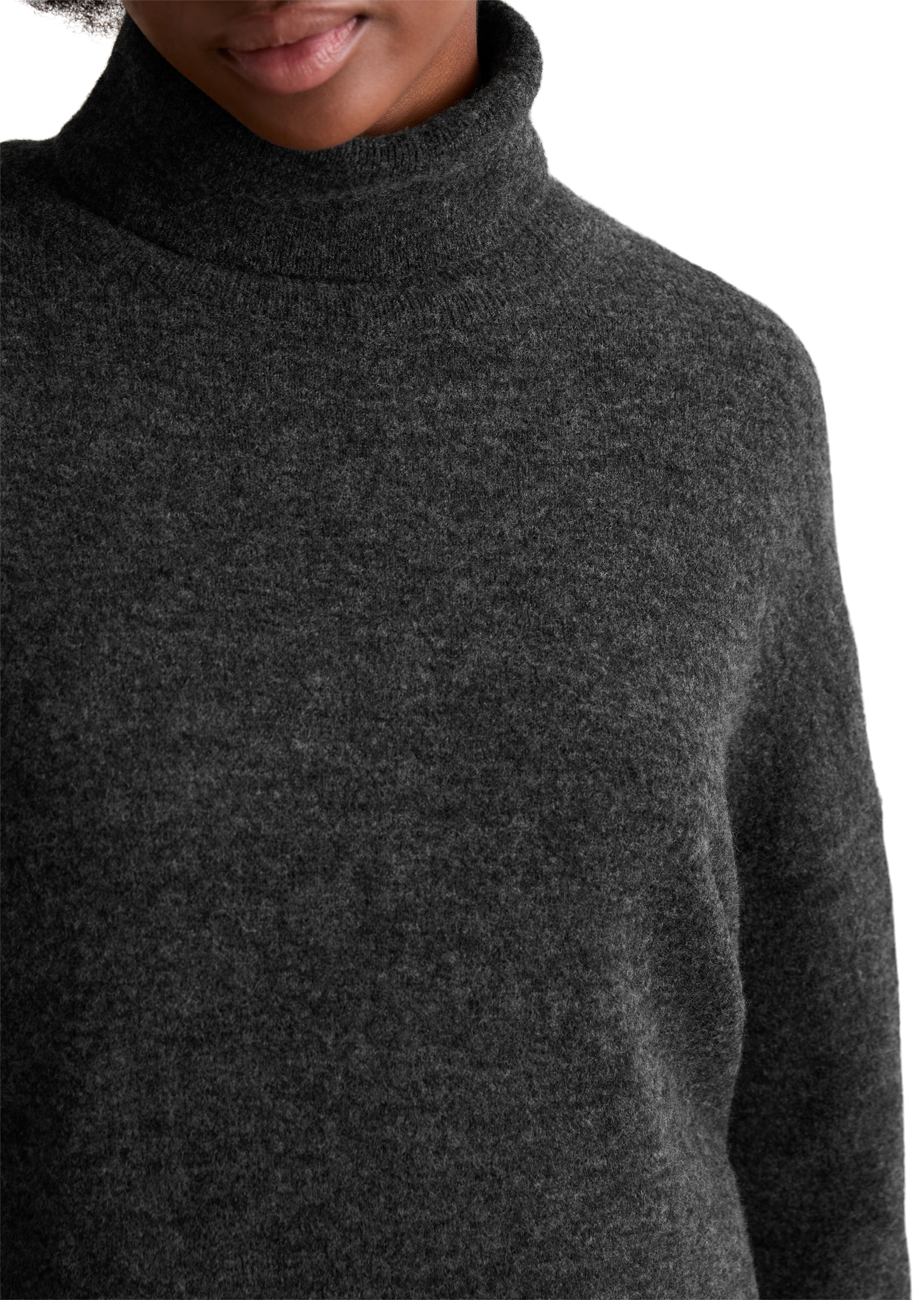 Marc O'Polo DENIM Rollkragenpullover aus softer Wollmischung, regular fit