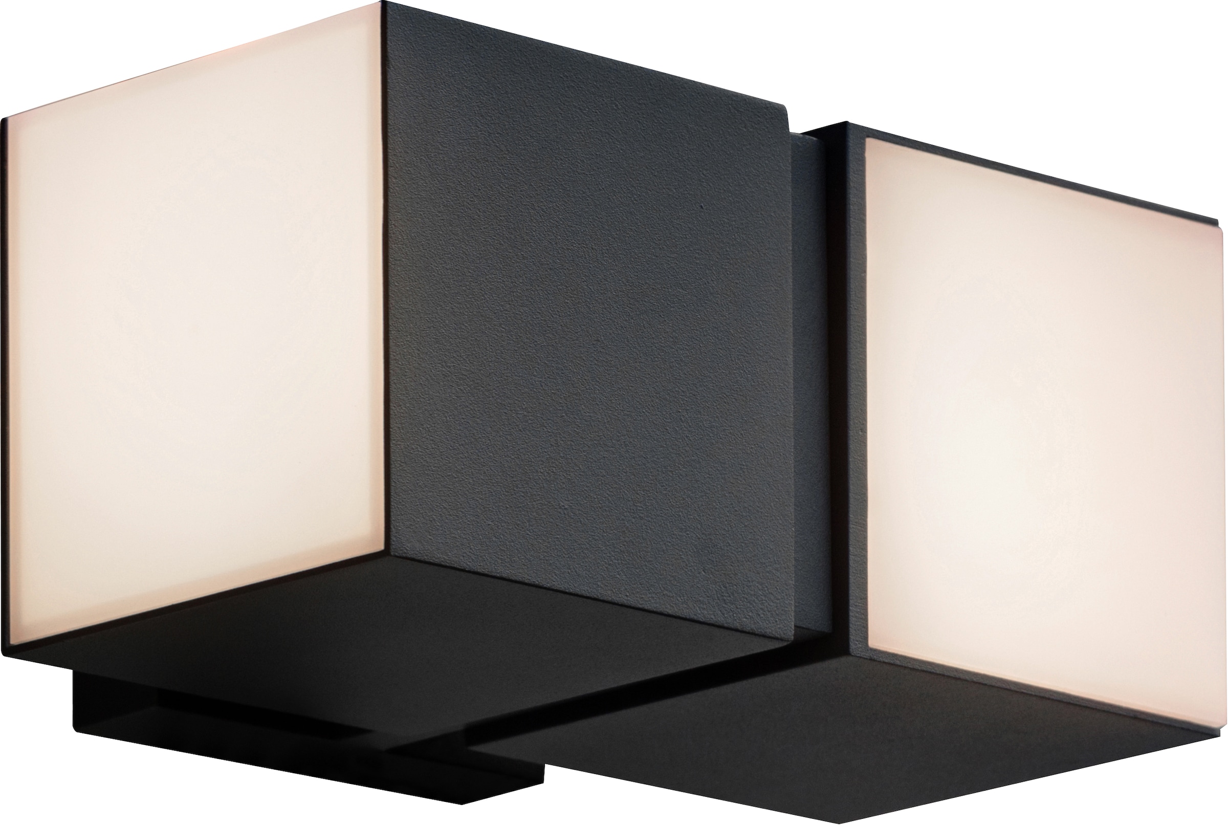 LUTEC LED Aussen-Wandleuchte »CUBA«, Leuchtmittel LED-Modul | LED fest integriert