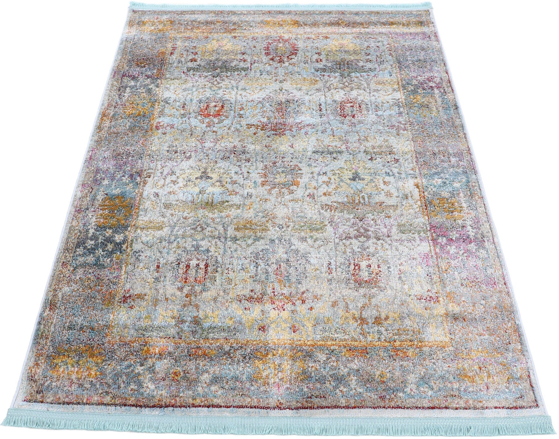 carpetfine Teppich »Mala«, rechteckig, 8 mm Höhe, Vintage Look, Wohnzimmer