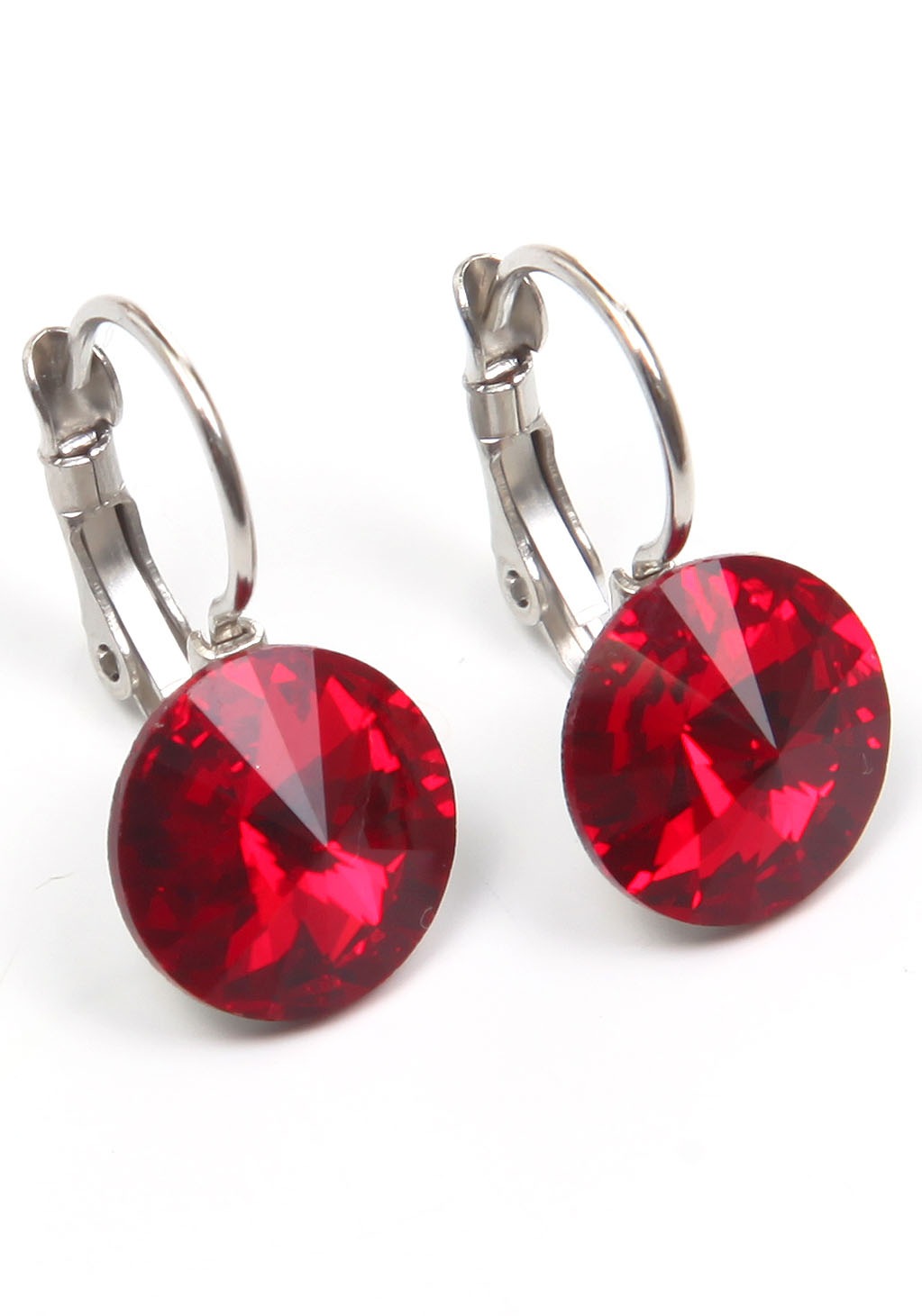 Image of J.Jayz Paar Ohrhänger »zeitlos, chic, rund, bunt«, mit Glasstein - Made in Germany bei Ackermann Versand Schweiz