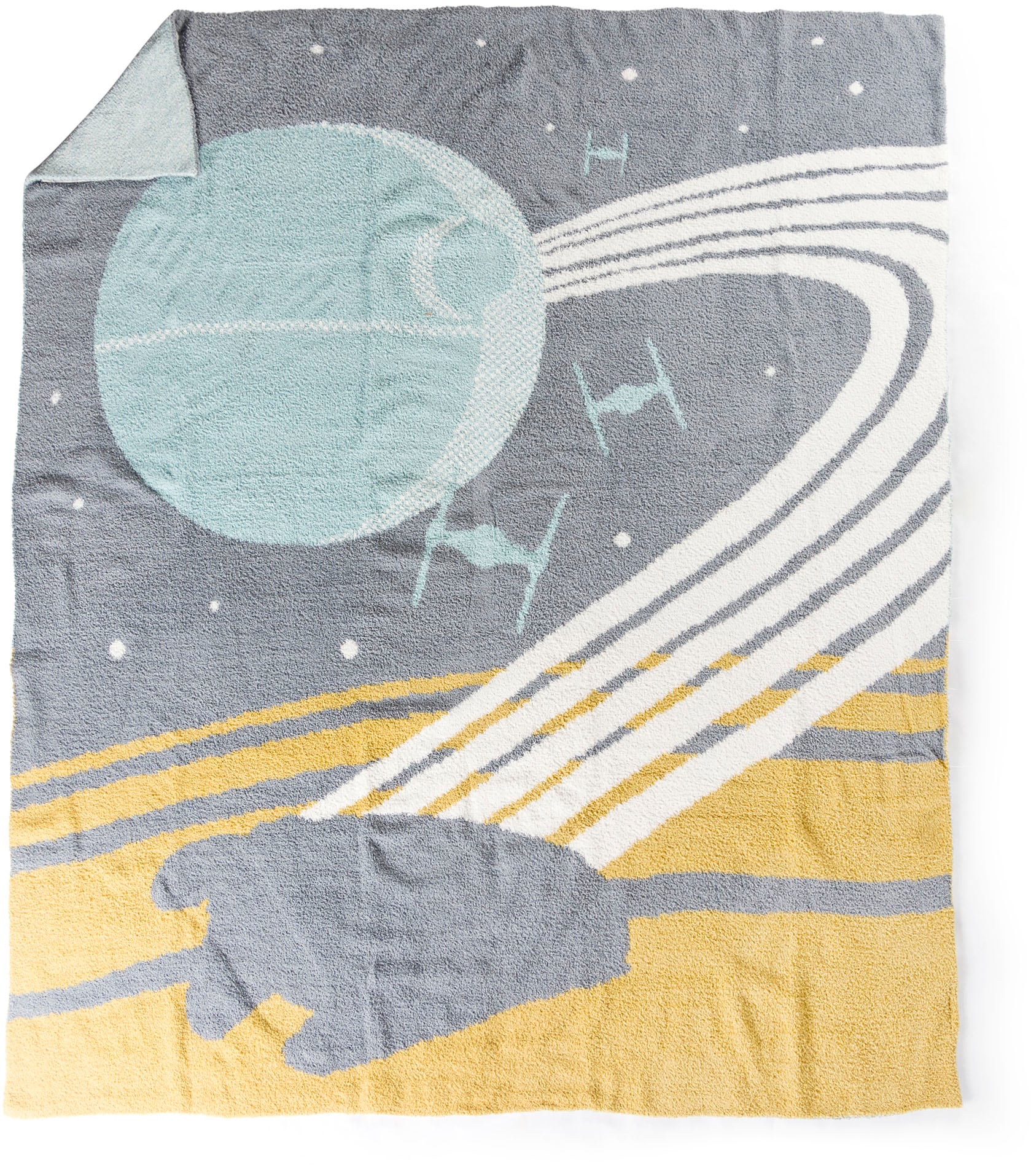 Image of Star Wars Kinderdecke "Star Wars Millennium Falcon" Flauschige Kuscheldecke - 127 x 152 cm Flauschig gestrickt