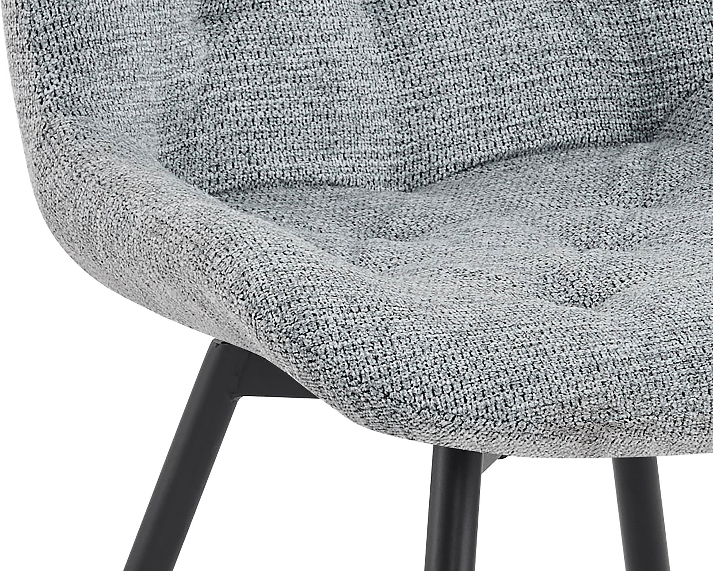 byLIVING Chaise de salle à manger »Aragon« (Ensemble) 2 cuis360 Grad drehbarer Stuhl, hochwertiger Webstoffbezug mit Steppung
